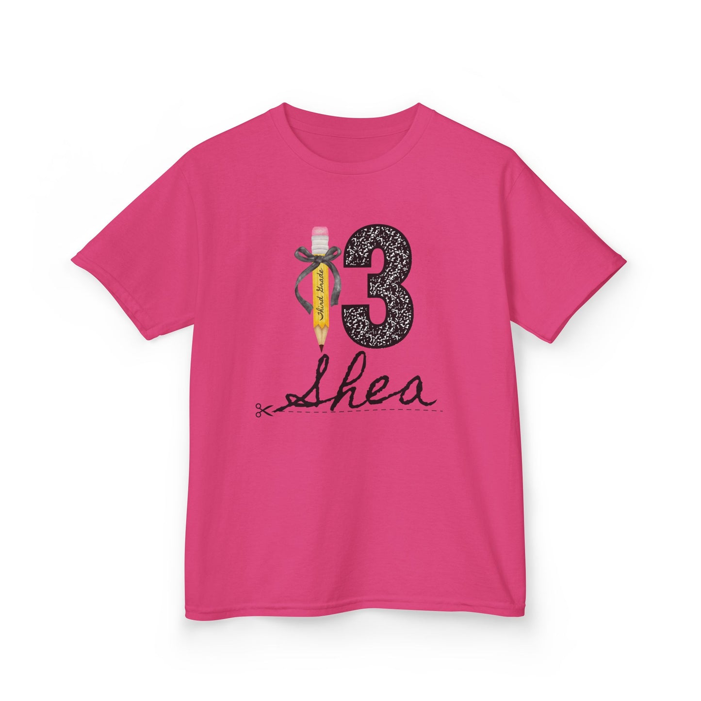 3rd Grade- Personalized Kids Tee - Back to School