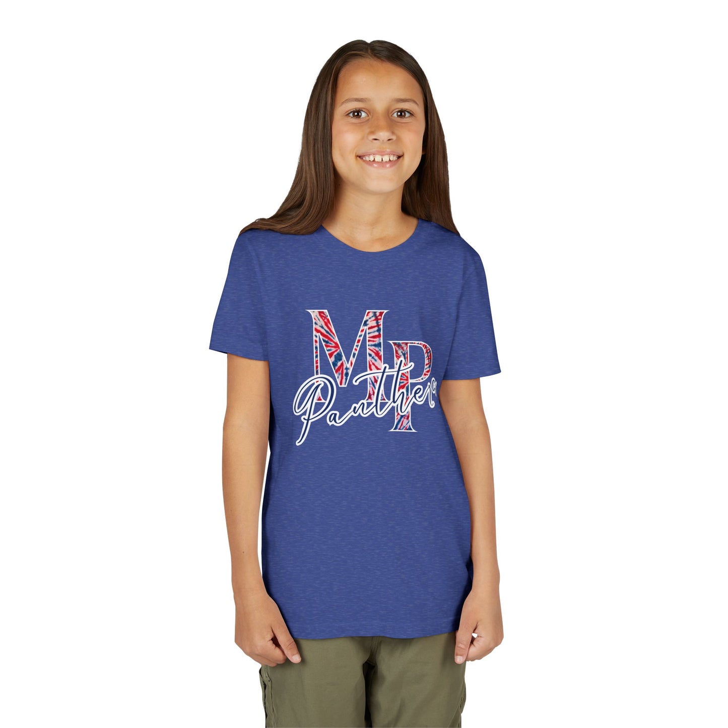Miller Place Panthers Tie Dye MP- Youth Tee with Panther Print