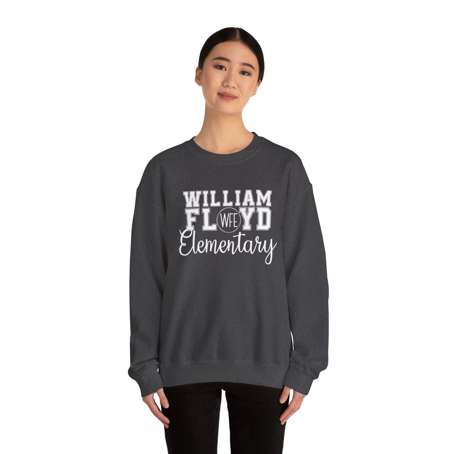 WFE Logo Crewneck Sweatshirt - William Floyd Elementary