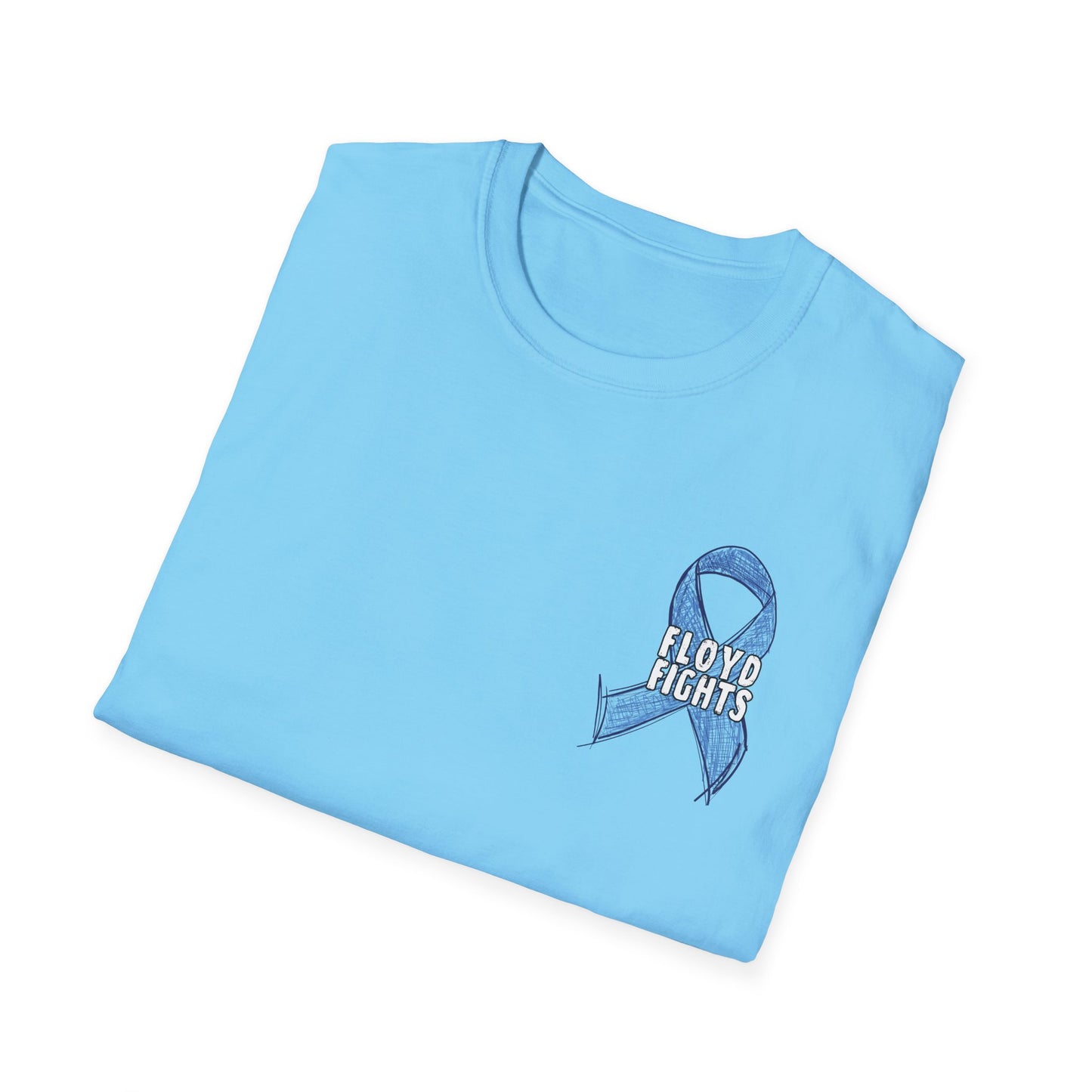 FLOYD FIGHTS Ribbon Diabetes Awareness T-Shirt | Softstyle Tee