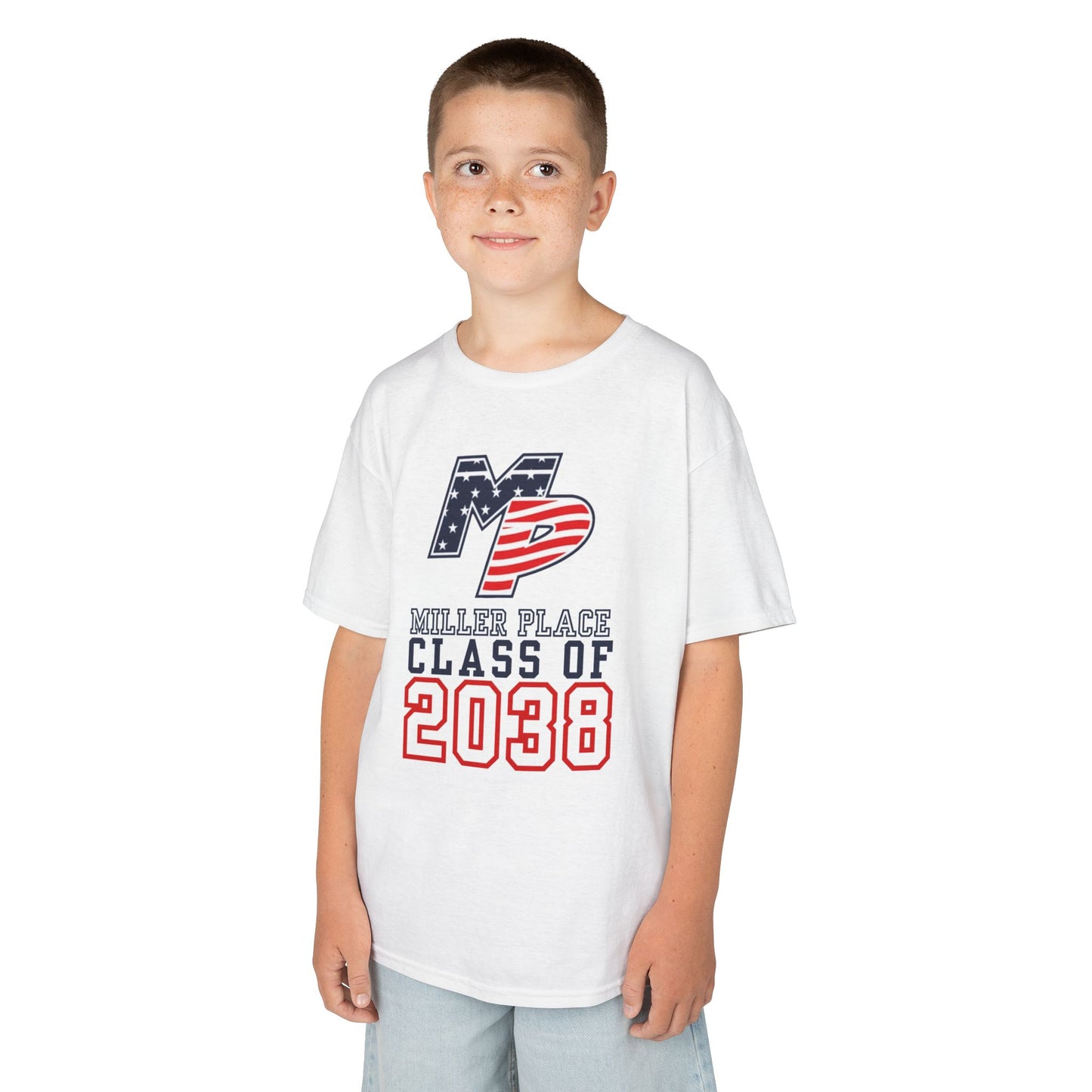 Miller Place Class of 2038 Kids Heavy Cotton Tee