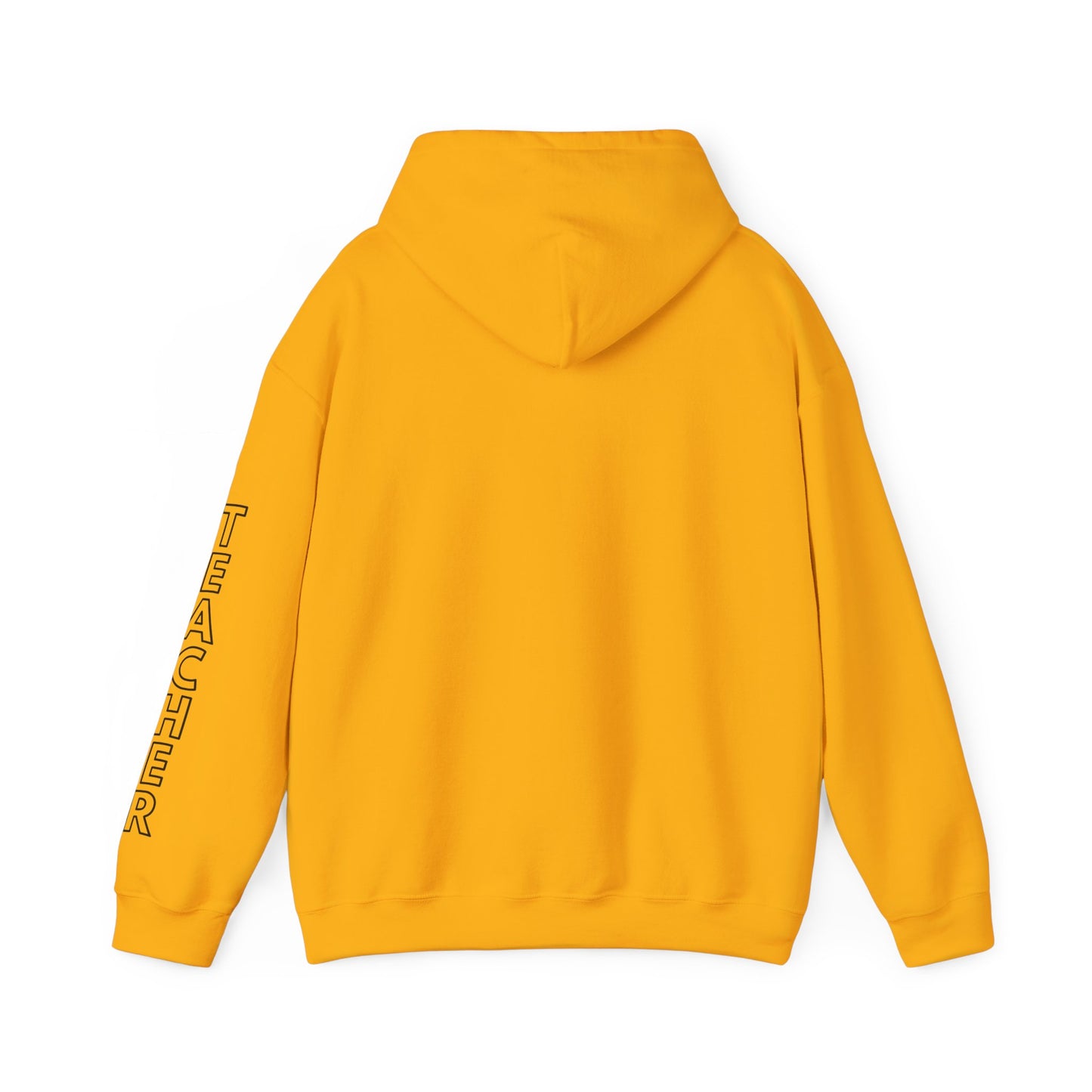 WFE Teacher Simple Design Hoodie w/ Teacher on Sleeve - Cozy Unisex Sweatshirt