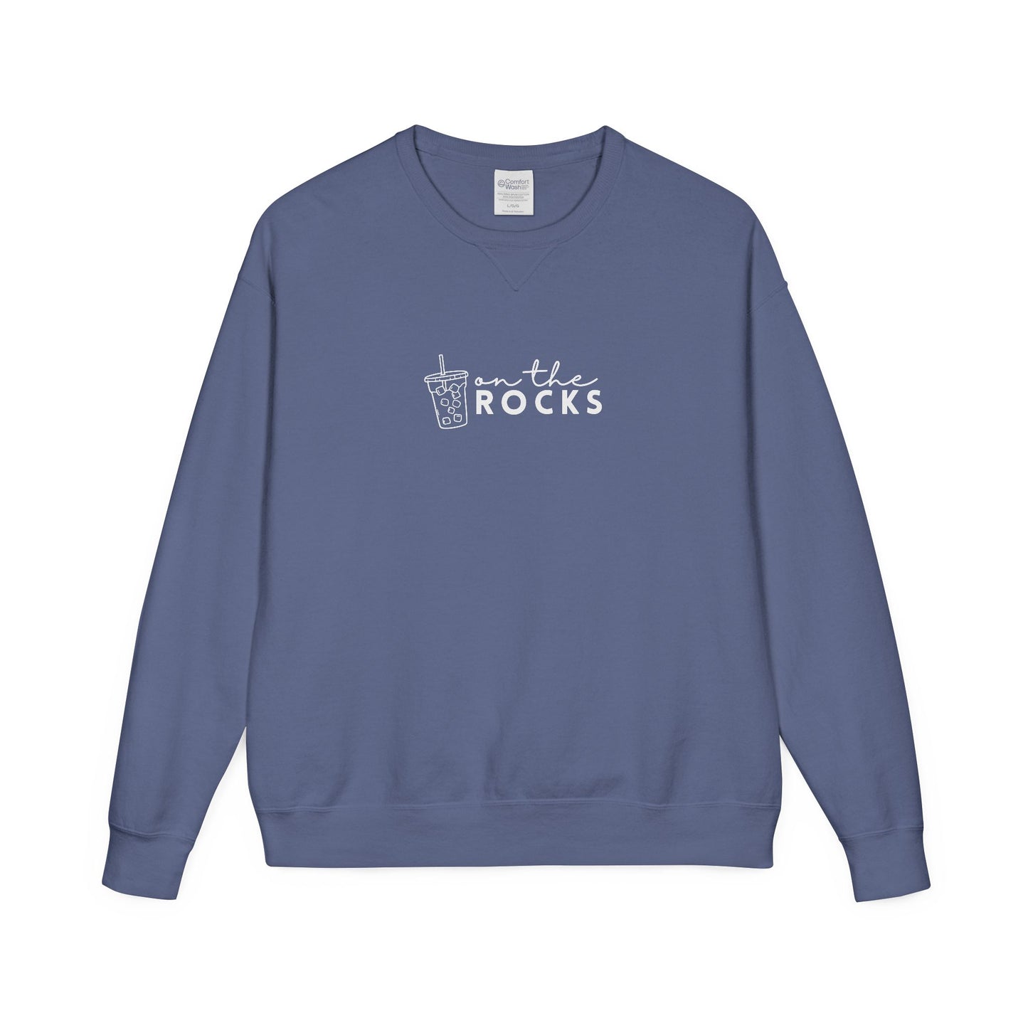 Coffee Lovers Garment Dyed Sweatshirt, Iced Coffee Club Apparel