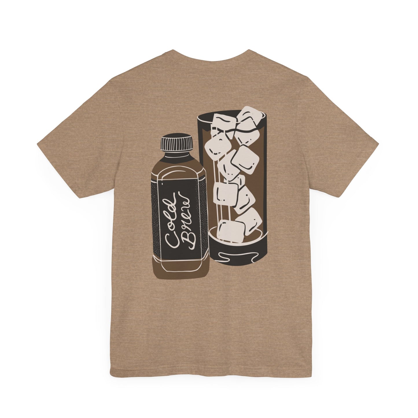 Cold Brew Coffee Lovers Tee, Unisex Jersey Shirt for Coffee Lovers