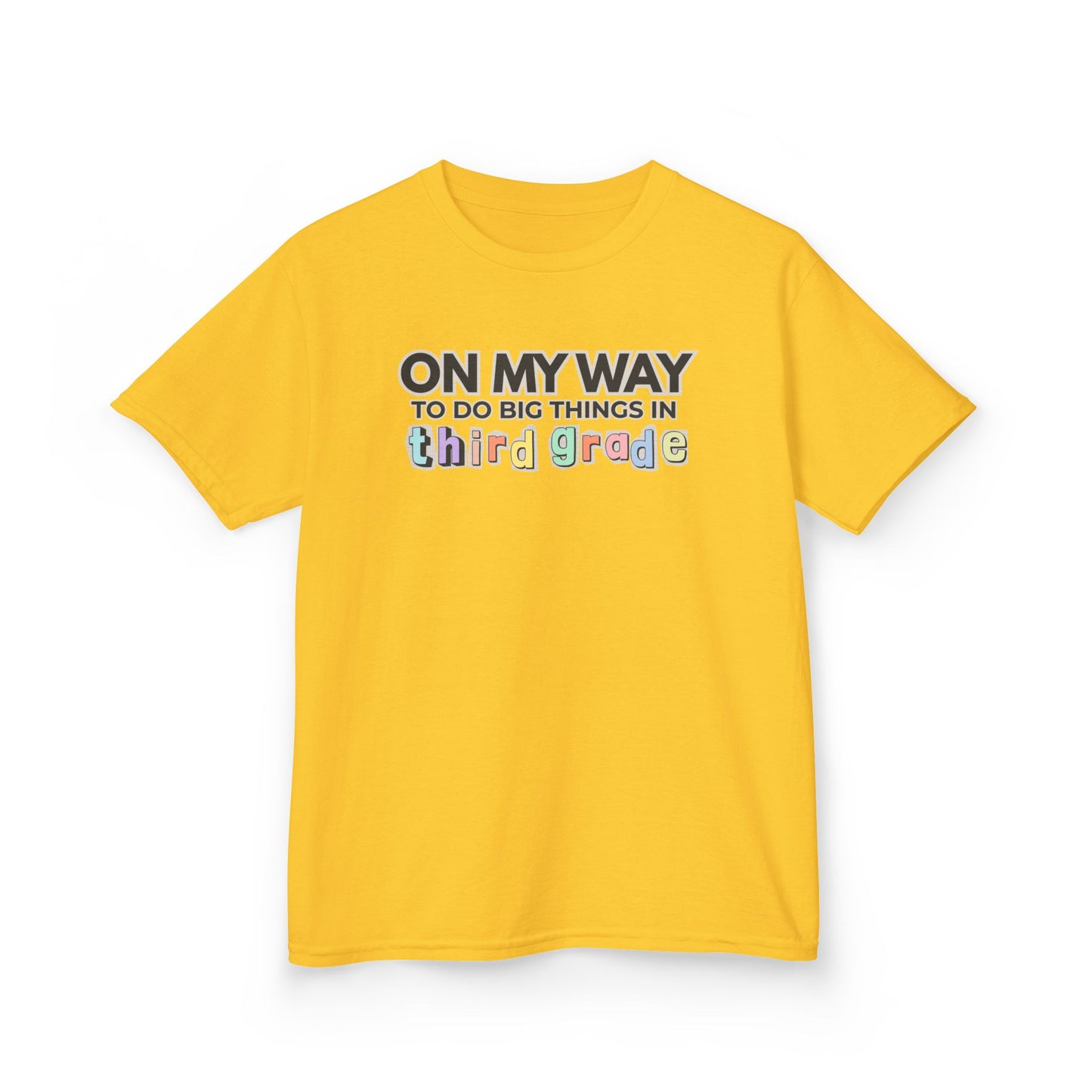 Big Things in 3rd Grade- Kids Back to School Shirt