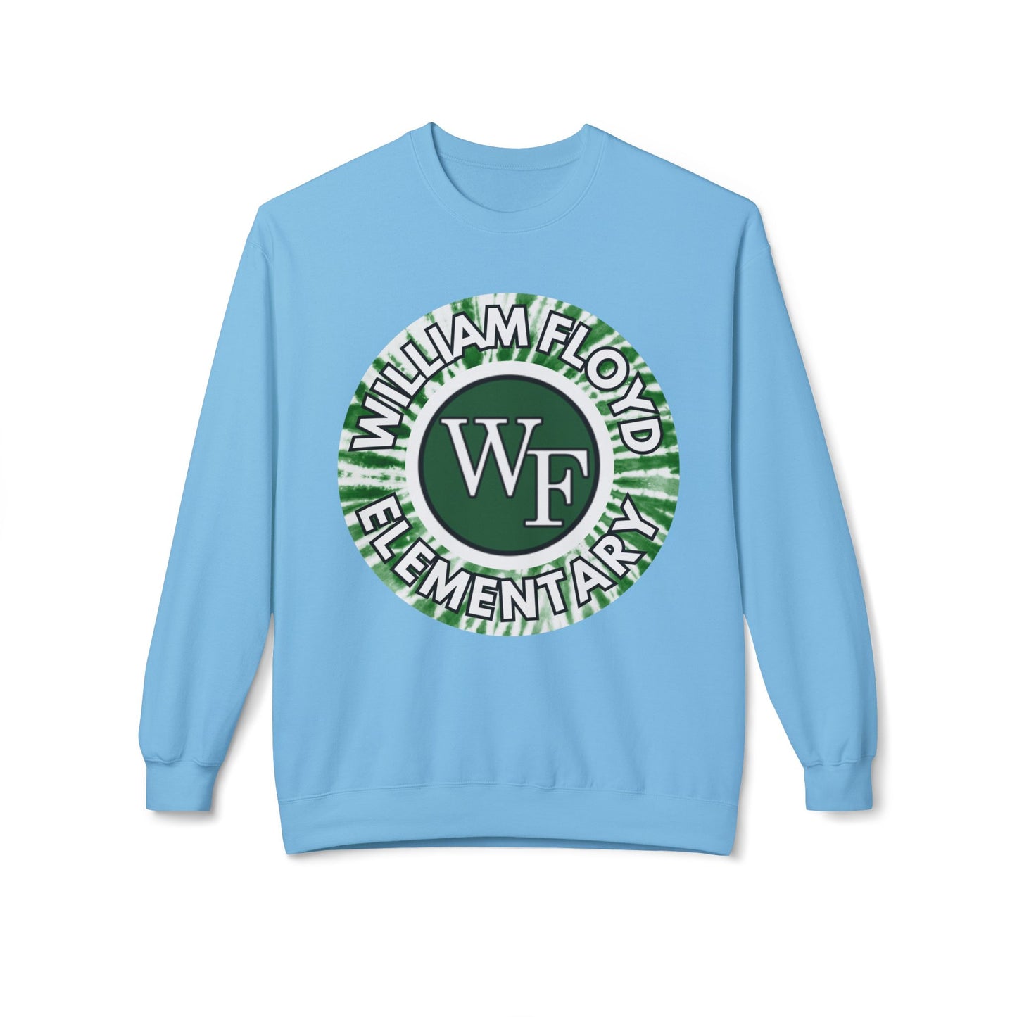 WFE Tie Dye Logo- Fleece Crewneck Sweatshirt