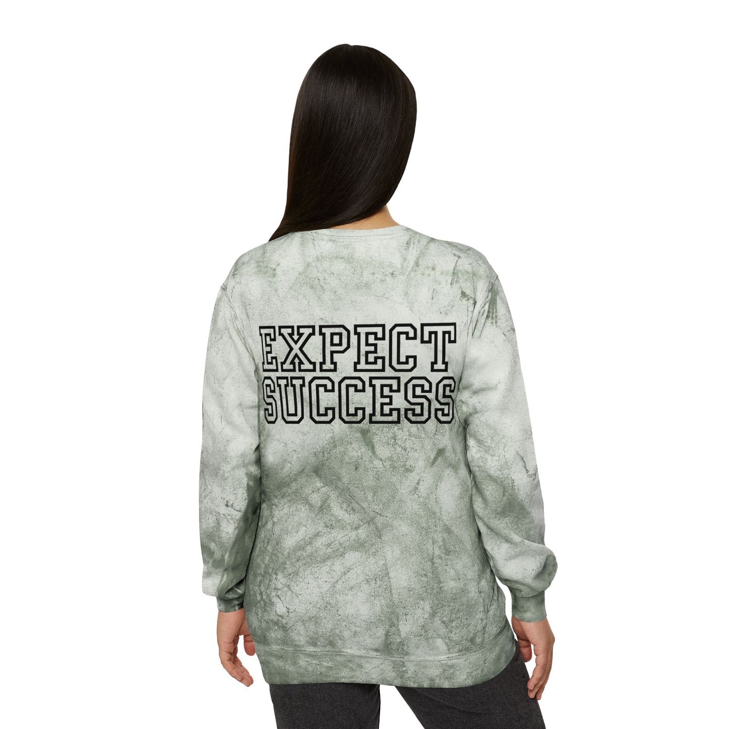 WFE Color Blast Crewneck Sweatshirt for School Spirit | 'Expect Success'