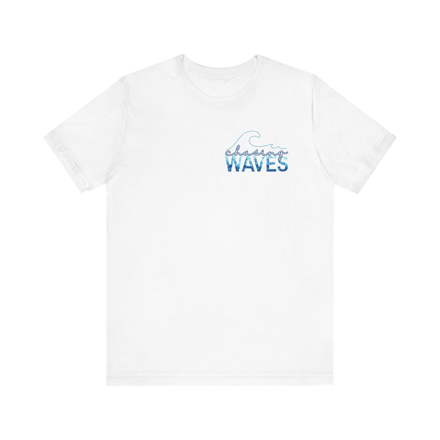 Chasing Waves -- Unisex Summer Shirt, Beachwear, Vacation Top, Summer Nights Apparel