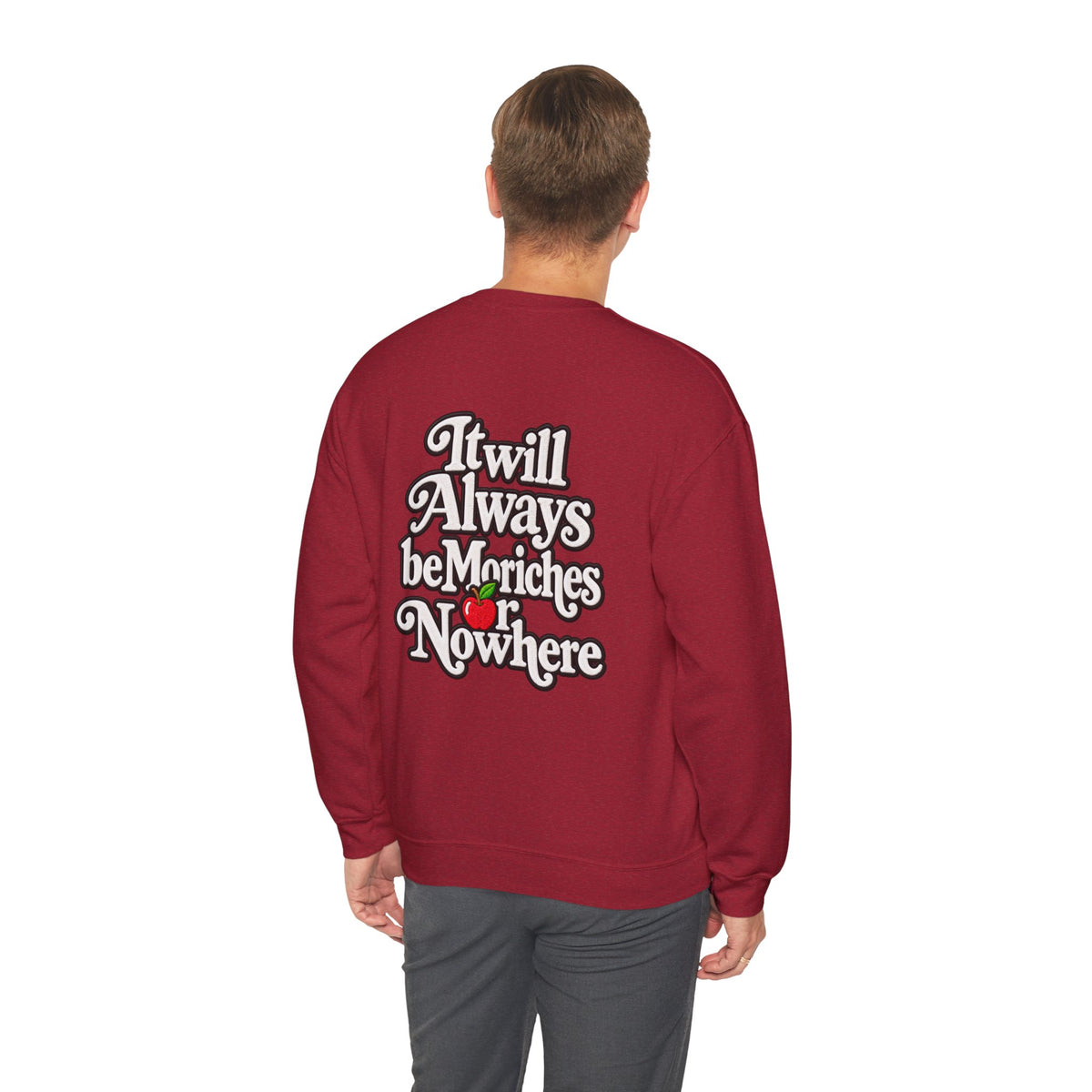 "MES or Nowhere w/ School Things" - Moriches Crewneck Sweatshirt
