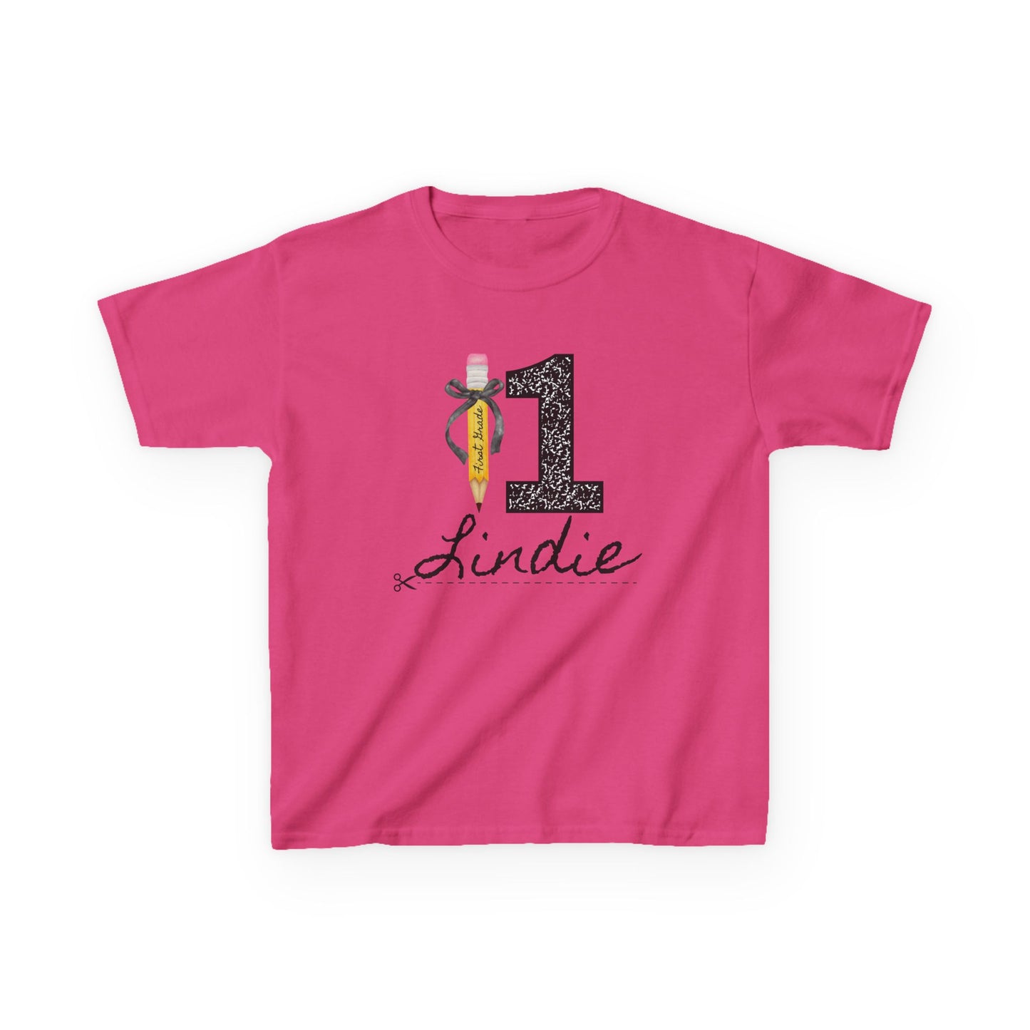 1st Grade- Personalized Kids Tee - Back to School