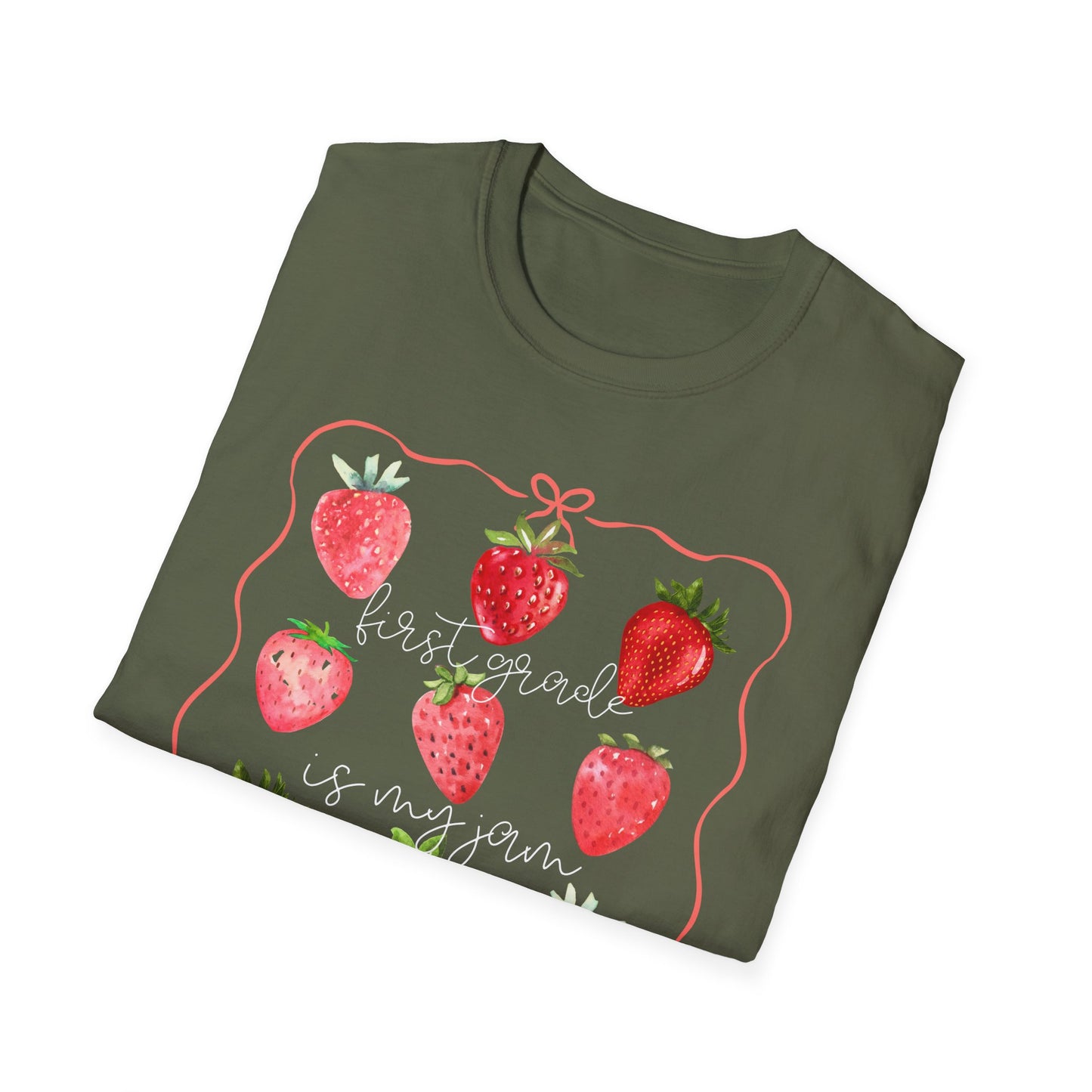 1st Grade is my Jam- Unisex Softstyle T-Shirt- Back to School