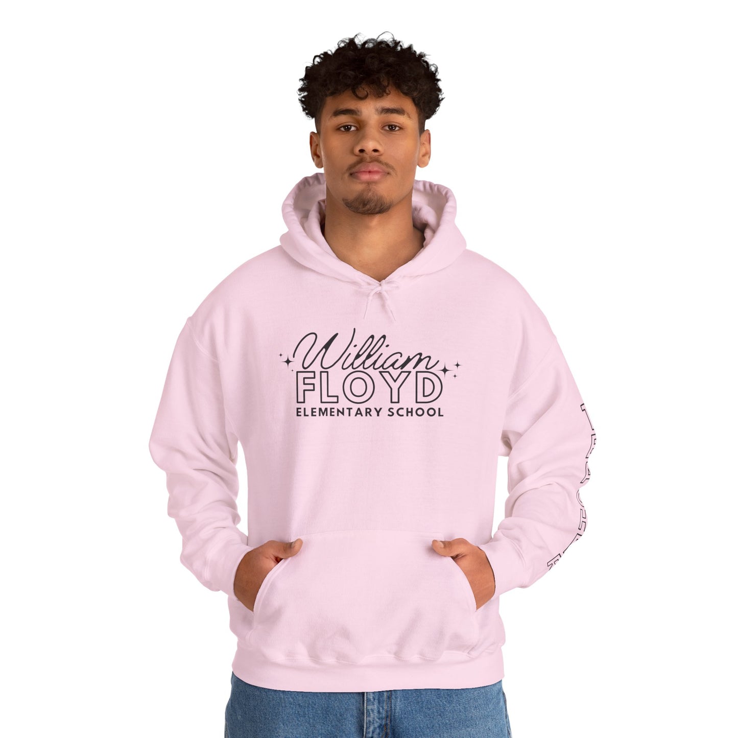 WFE Teacher Simple Design Hoodie w/ Teacher on Sleeve - Cozy Unisex Sweatshirt
