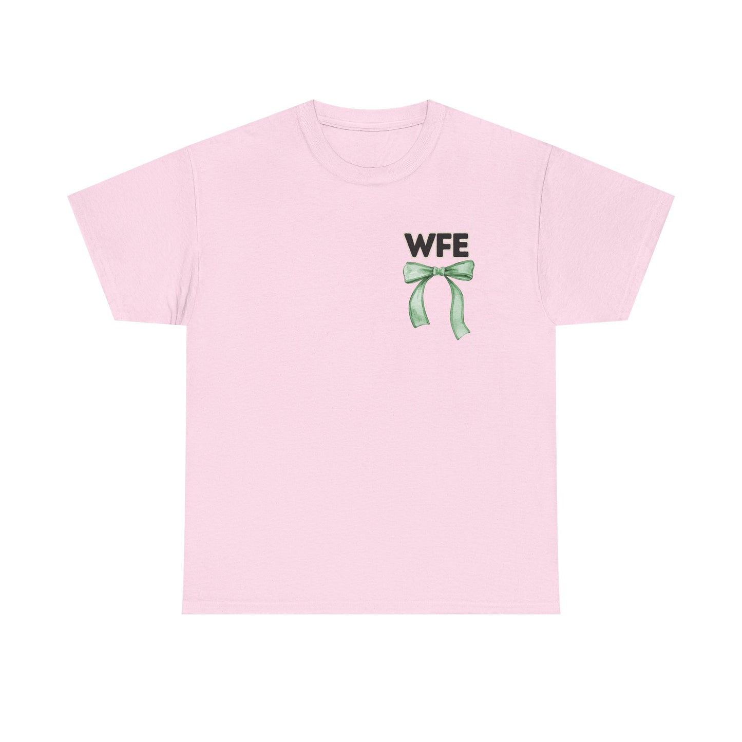 WFE Cafe Monitor and Bows- Unisex Heavy Cotton Tee with Bow Design