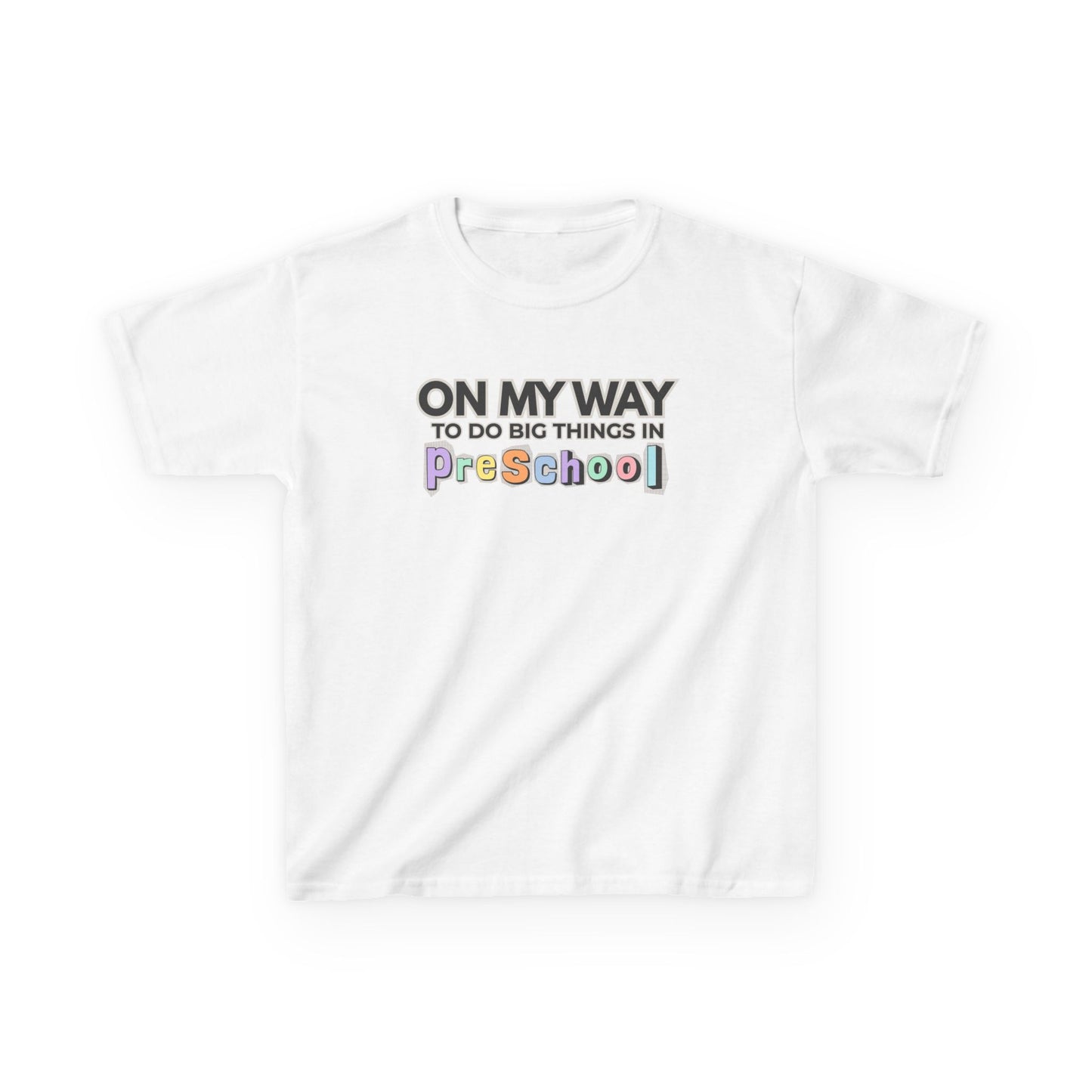 Big Things in PreSchool- Kids Back to School Shirt