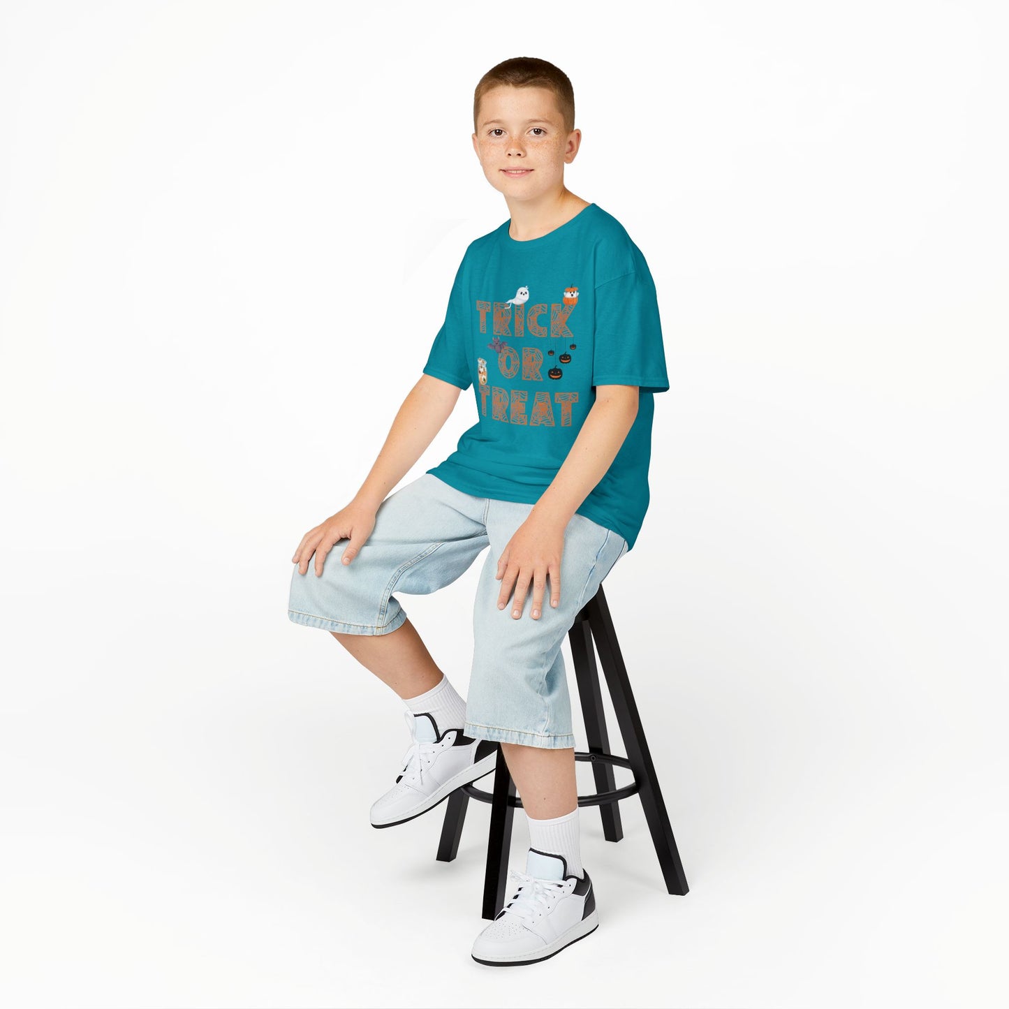 Trick or Treat Kids Tee, Halloween Shirt for Kids