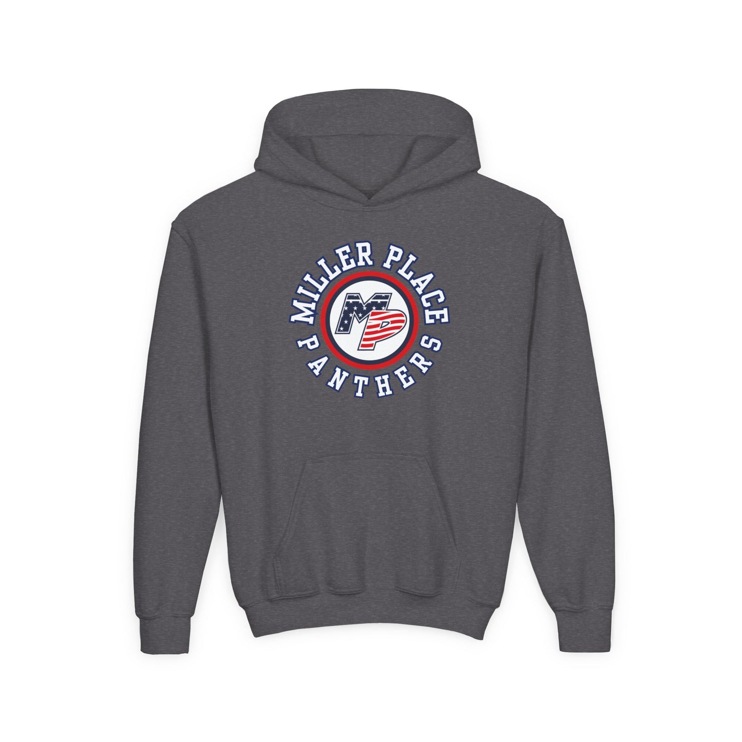 Miller Place Panther Youth Spirit Hoodie - Cozy Youth Sweatshirt