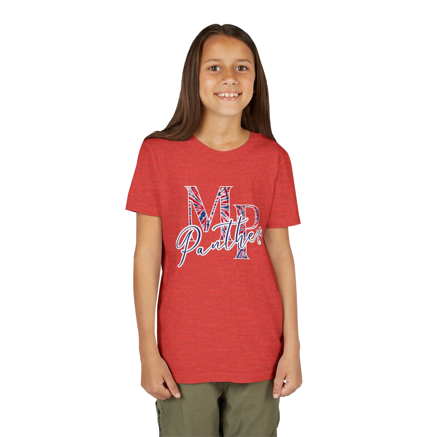 Miller Place Panthers Tie Dye MP- Youth Tee with Panther Print