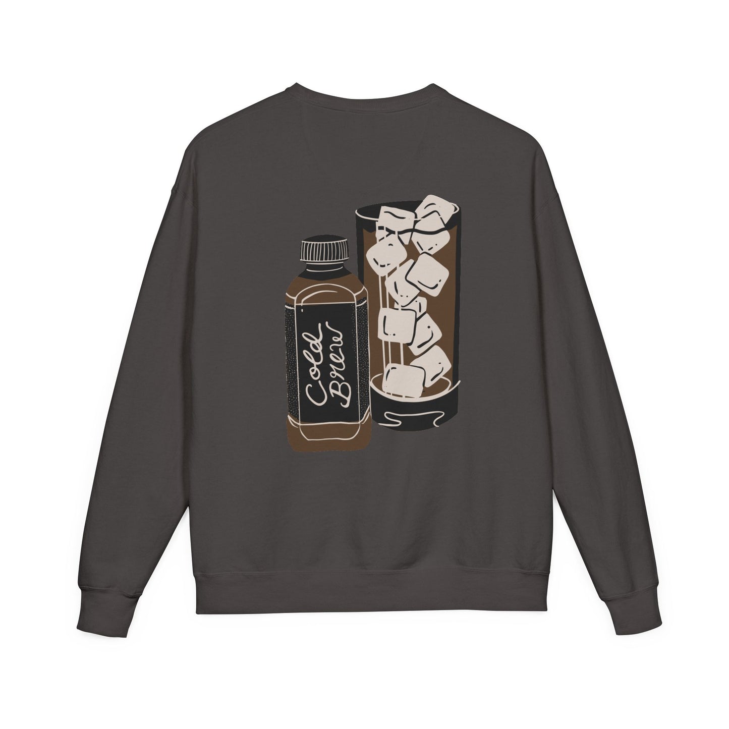 Cold Brew Crew Garment Dyed Sweatshirt, Coffee Lovers Apparel