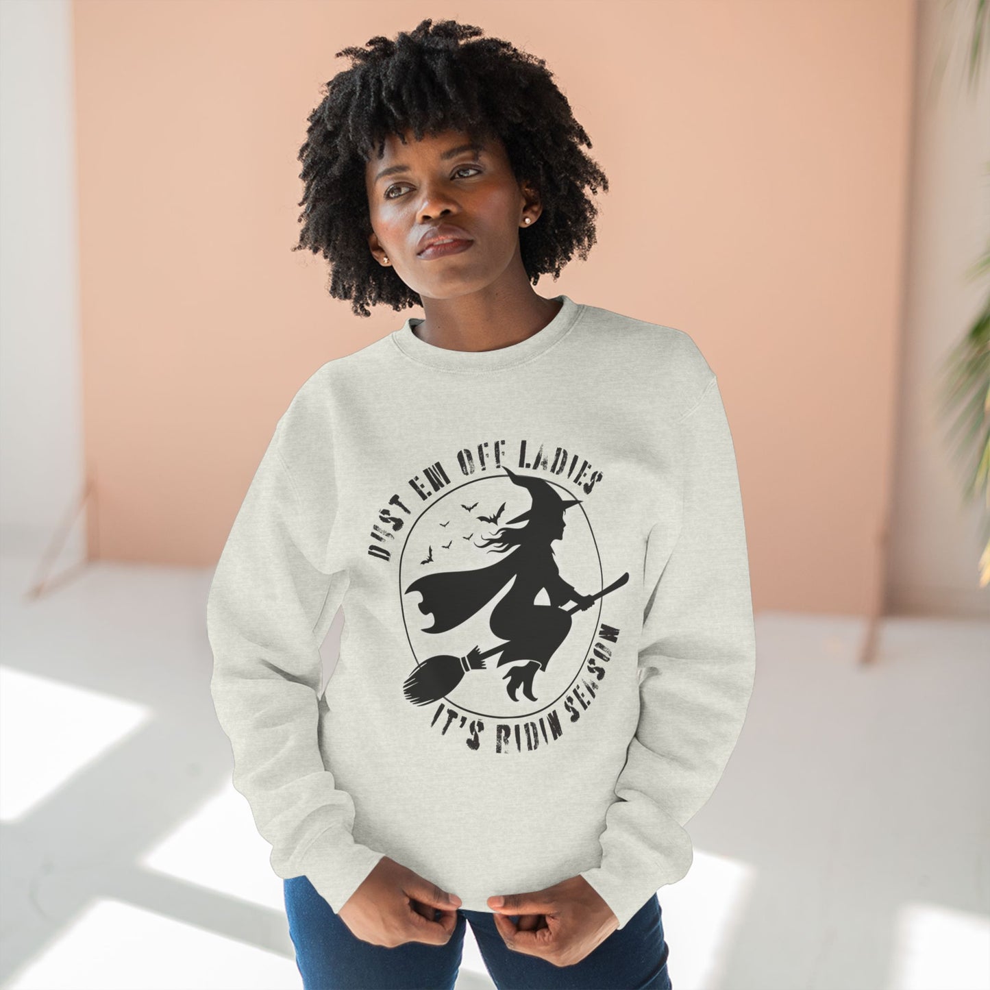 Halloween Witch Sweatshirt, Cozy Unisex Crewneck