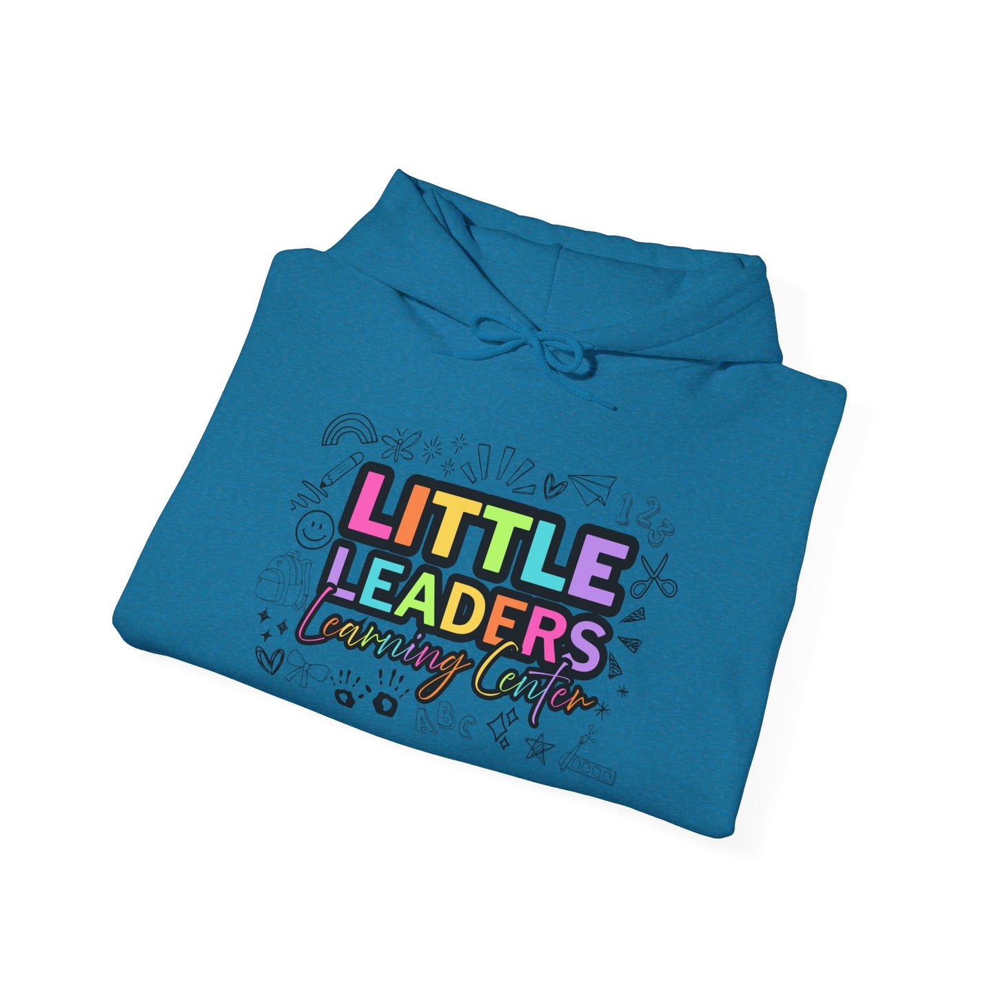 Little Leaders Doodle Design Hoodie - Cozy Unisex Sweatshirt