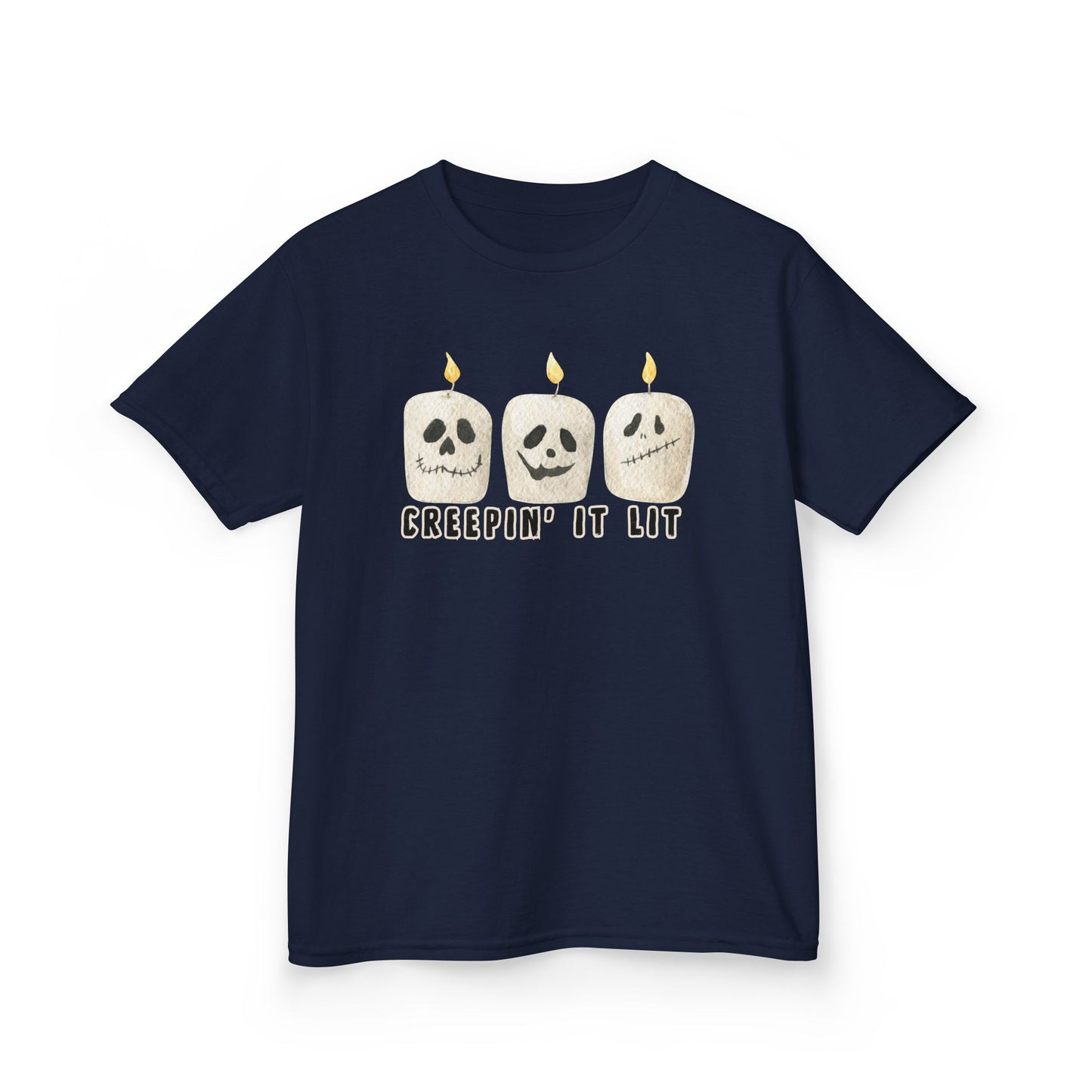 Creepin' It Lit Kids Tee, Halloween Shirt for Kids