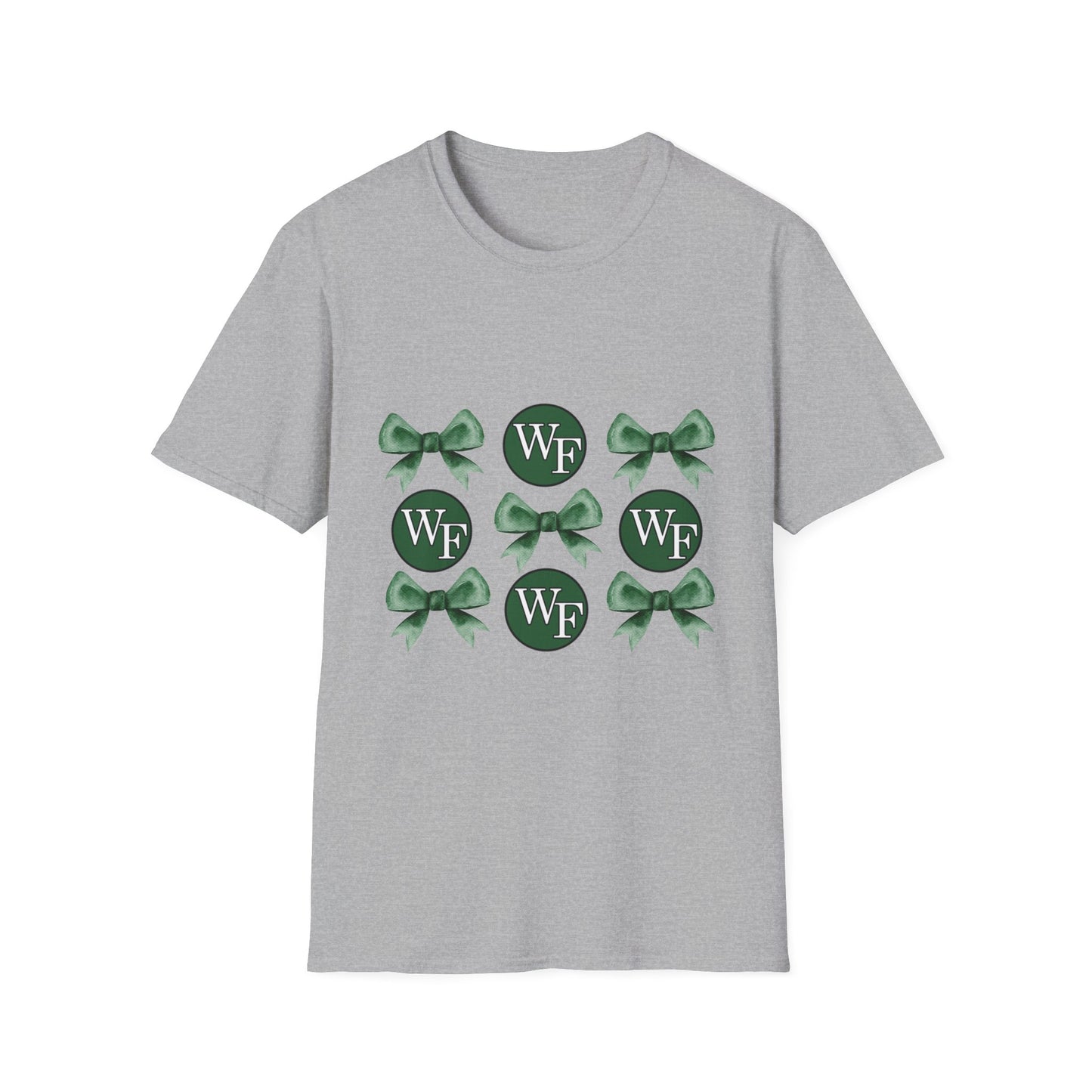Floyd Strong Logo and Green Bow Unisex Softstyle T-Shirt - Perfect for Celebrations & Events