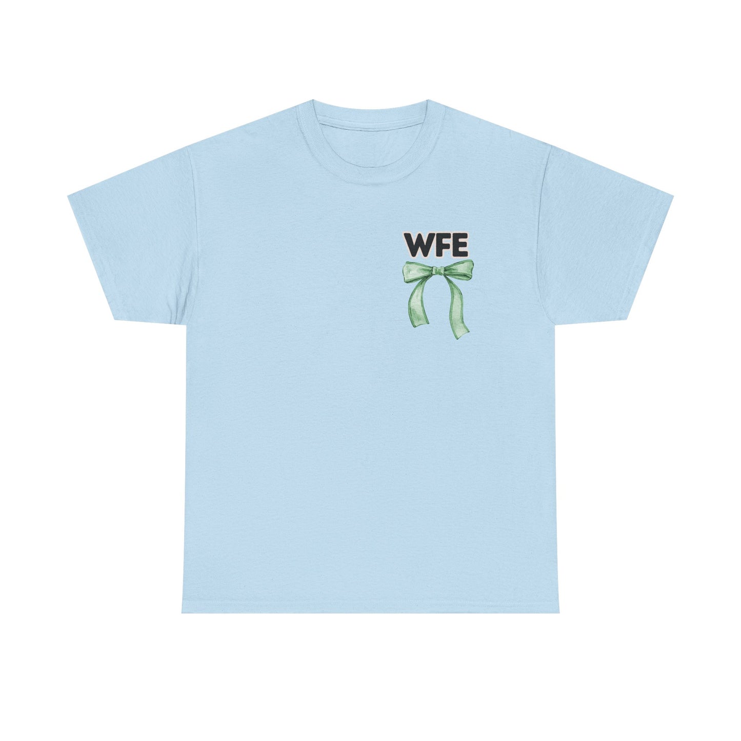 WFE Cafe Monitor and Bows- Unisex Heavy Cotton Tee with Bow Design