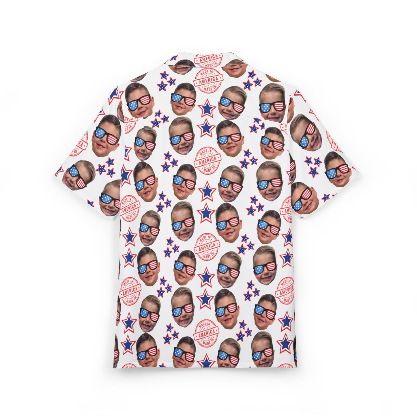 All American Dad - Personalized - Hawaiian Button-Down Shirt -Fatherhood