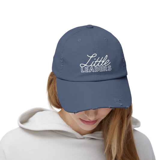 Little Leaders Unisex Distressed Baseball Cap
