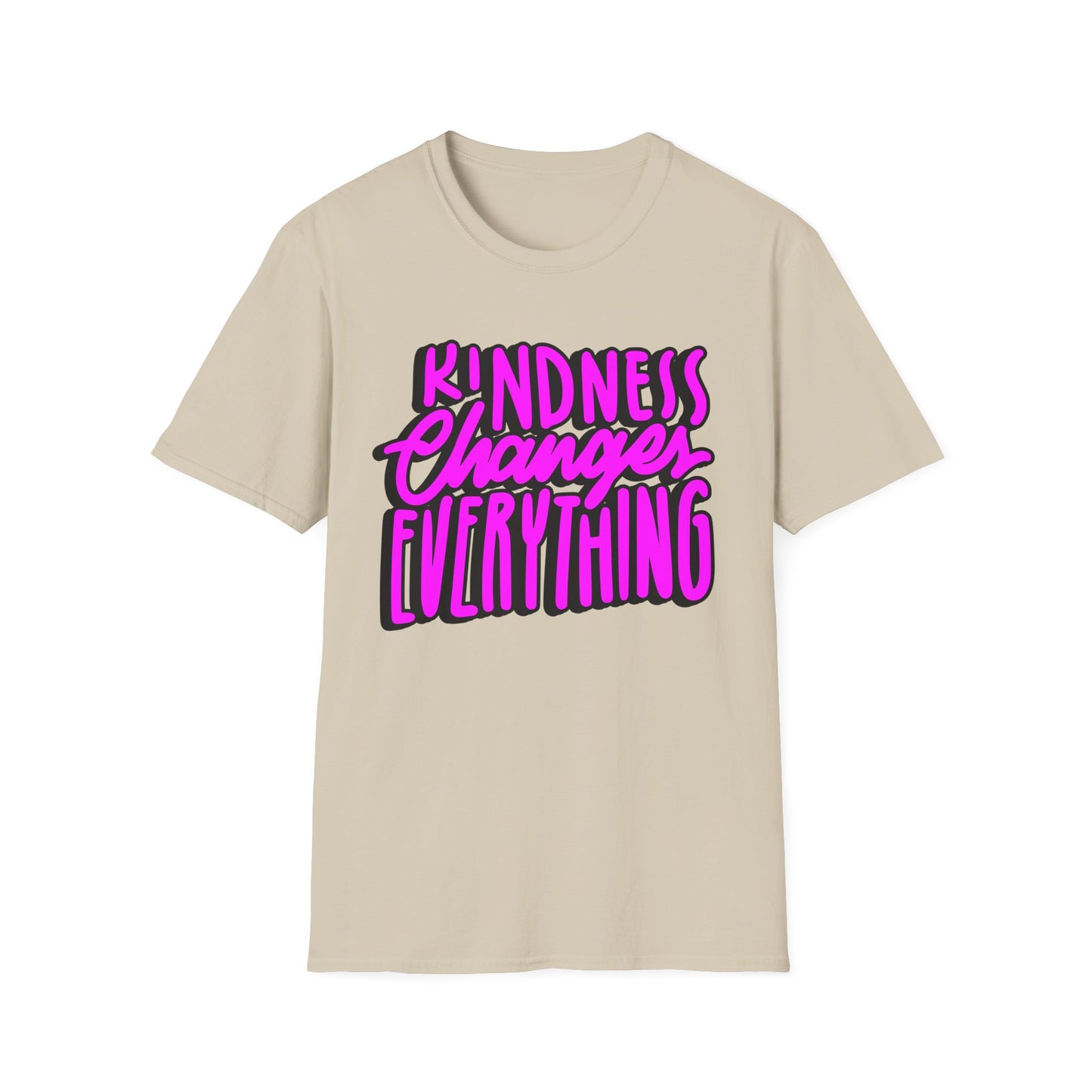 Kindness Changes Everything T-Shirt, Unisex Softstyle Tee