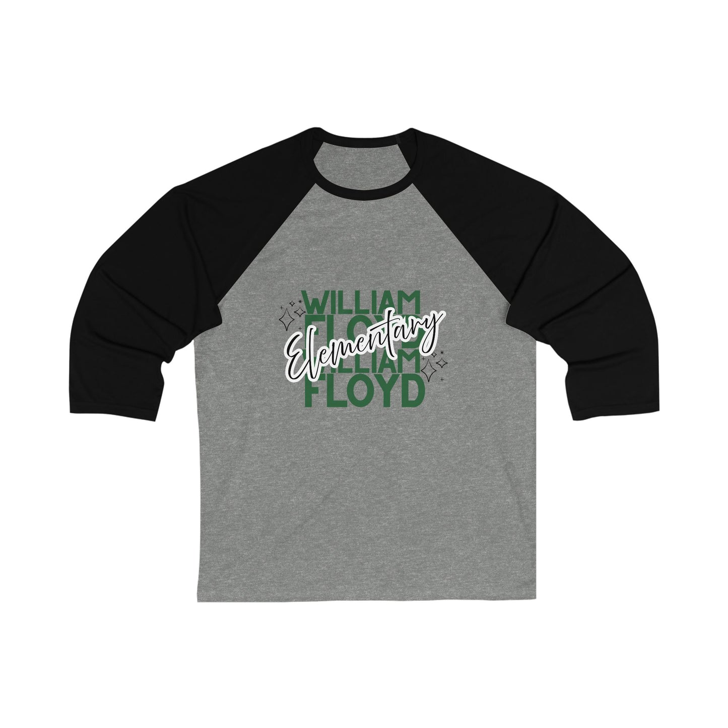 WFE Unisex Baseball Tee - "William Floyd Elementary" with "Every Child Matters" Print