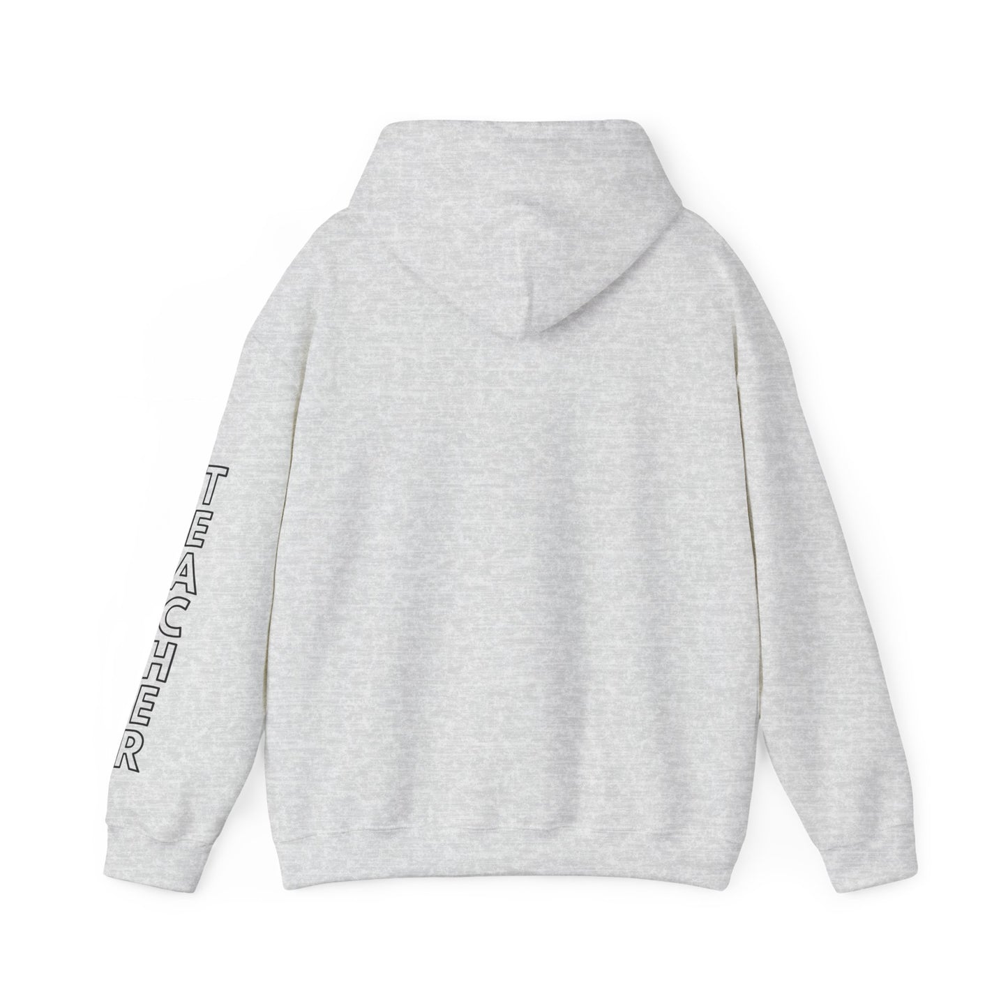 Woodhull Teacher Simple Design Hoodie w/ Teacher on Sleeve - Cozy Unisex Sweatshirt