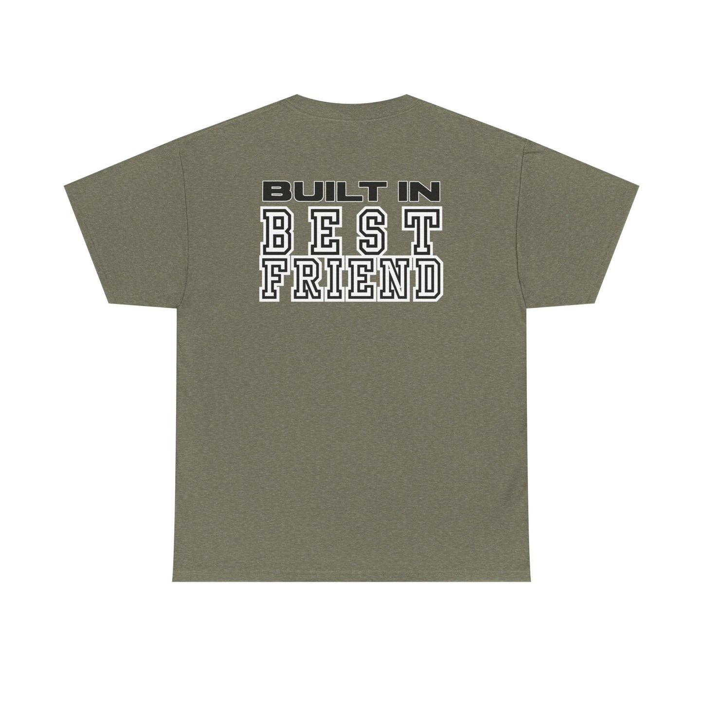 Built in Best Friend - Dad- Unisex Heavy Cotton Tee - Fatherhood
