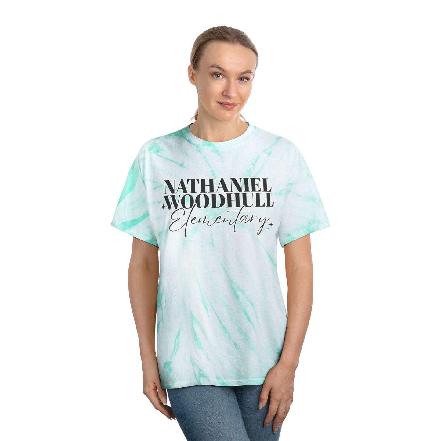 Woodhull Tie-Dye Tee, Fun Summer Shirt, Unique Gift, Vibrant Cyclone Style