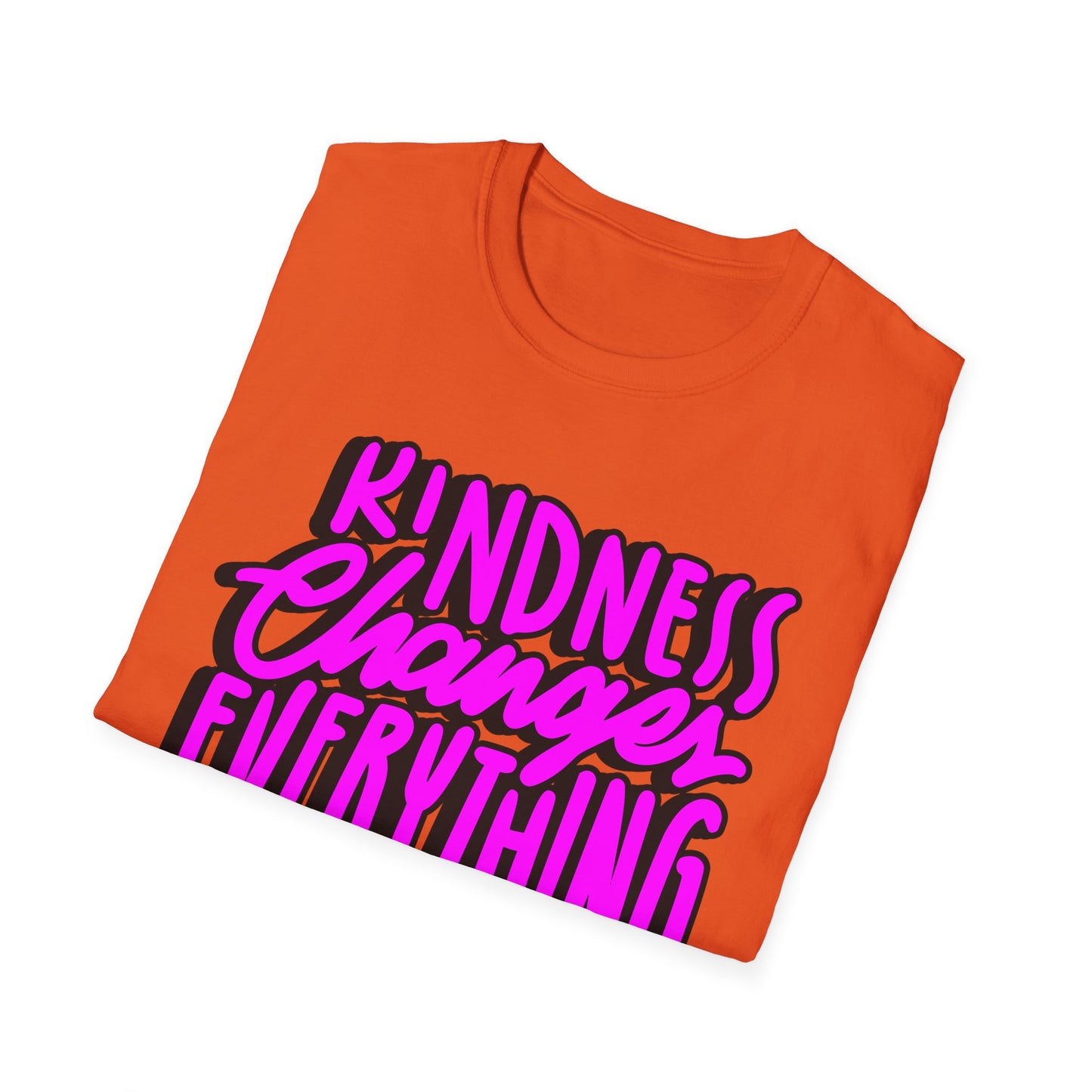 Kindness Changes Everything T-Shirt, Unisex Softstyle Tee