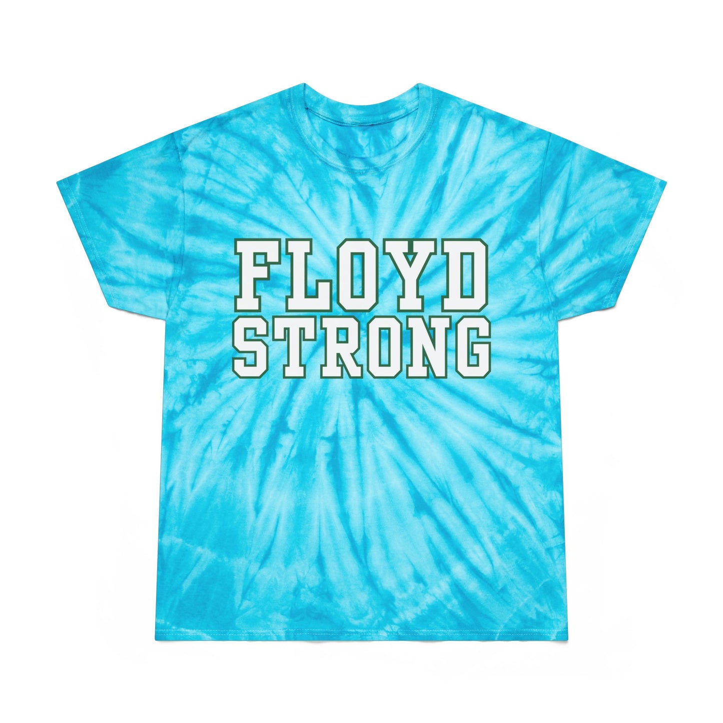 Floyd Strong Tie-Dye Tee - Bright Yellow Cyclone T-Shirt for Positive Vibes