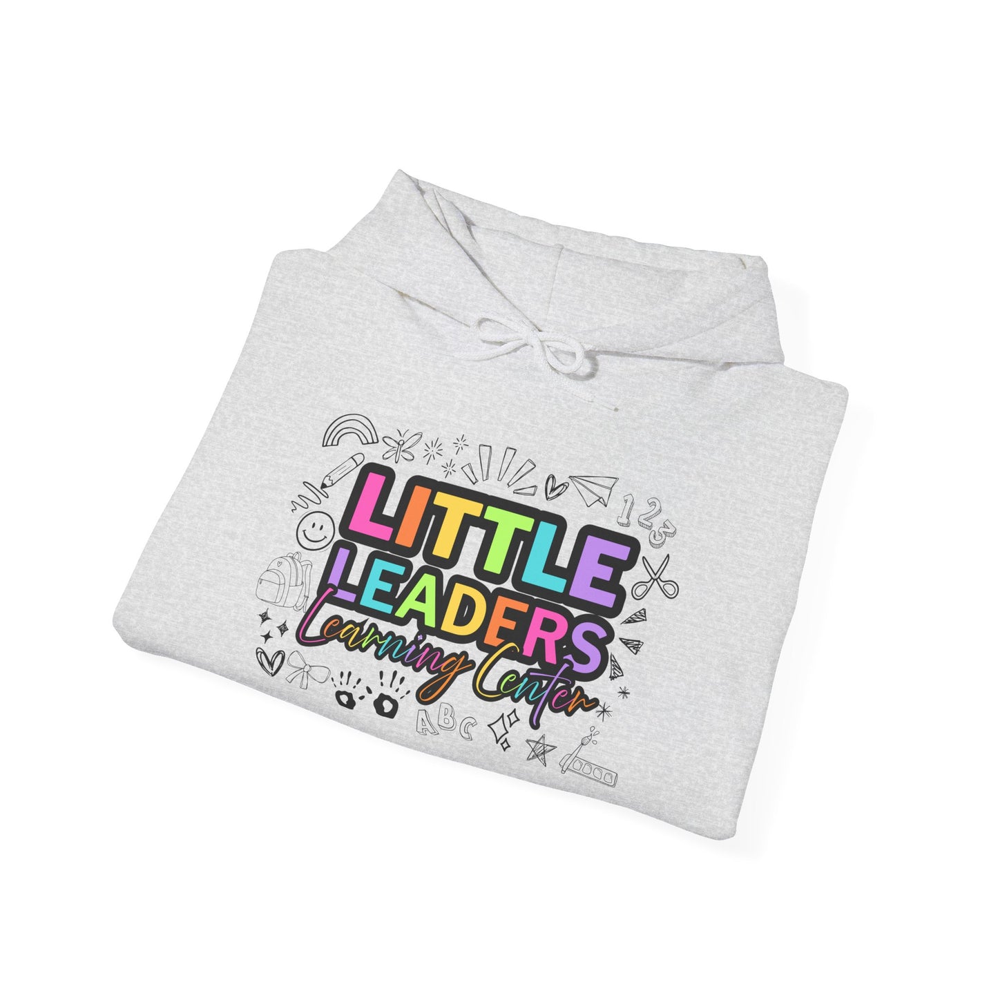Little Leaders Doodle Design Hoodie - Cozy Unisex Sweatshirt