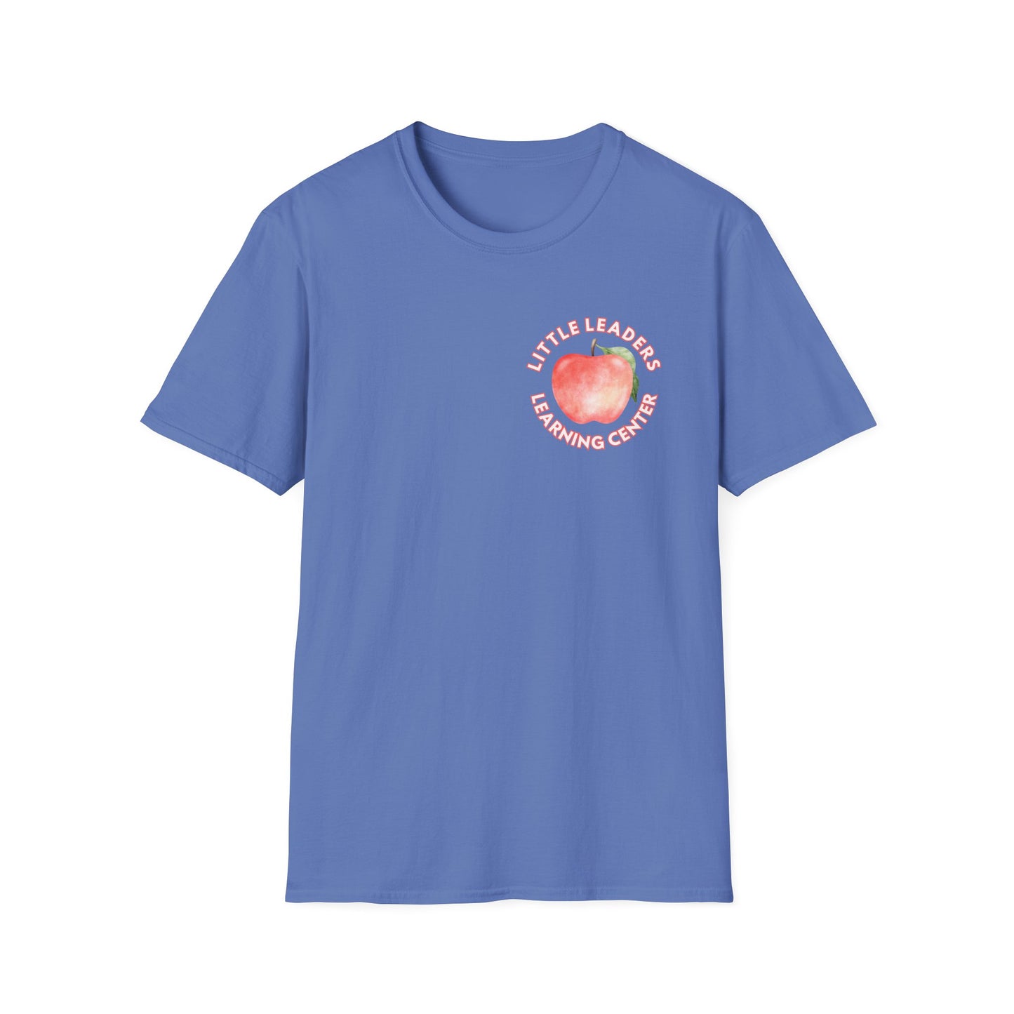 Little Leaders Teacher w/ Apple Design Unisex Softstyle T-Shirt