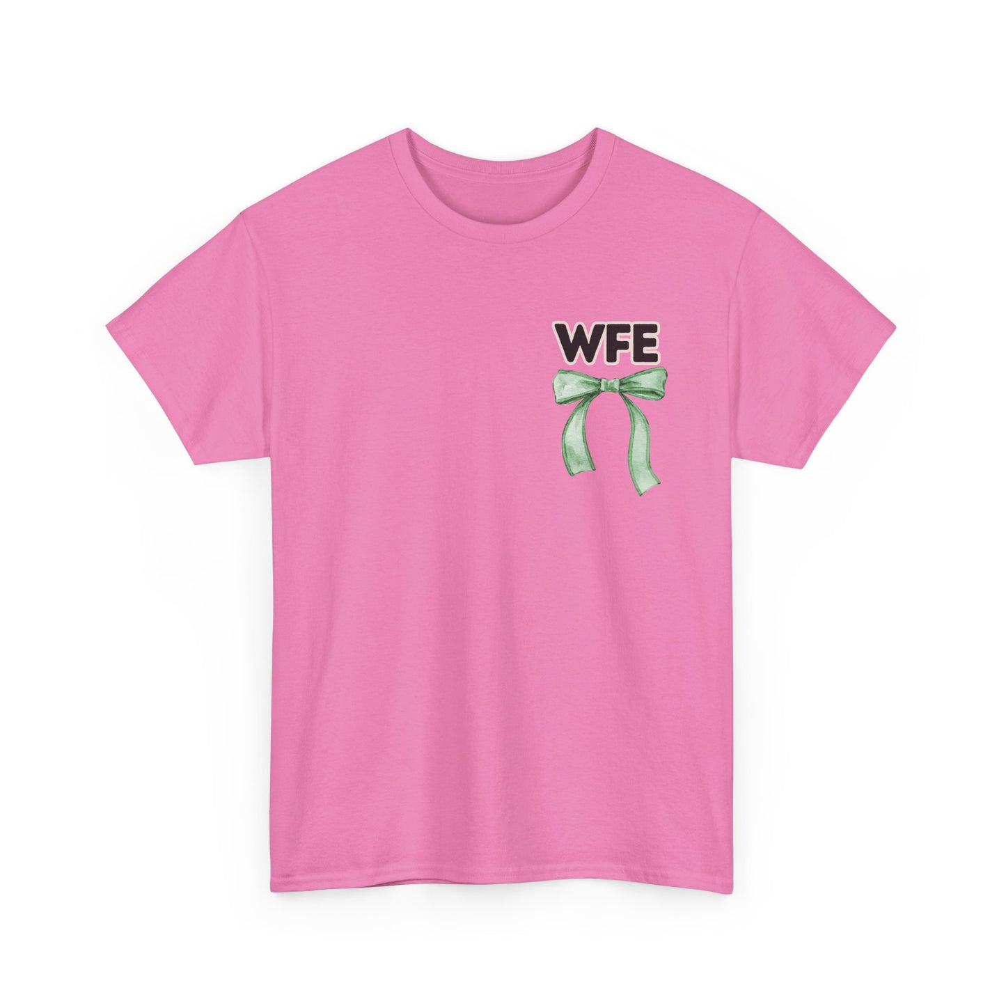WFE Cafe Monitor and Bows- Unisex Heavy Cotton Tee with Bow Design