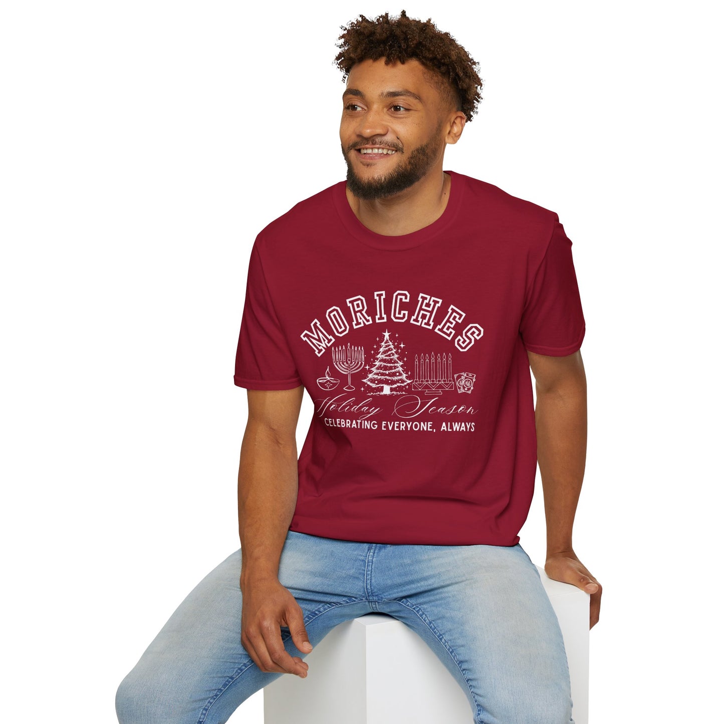 Moriches- Celebrating Everyone, Always Holiday T-Shirt (Christmas)