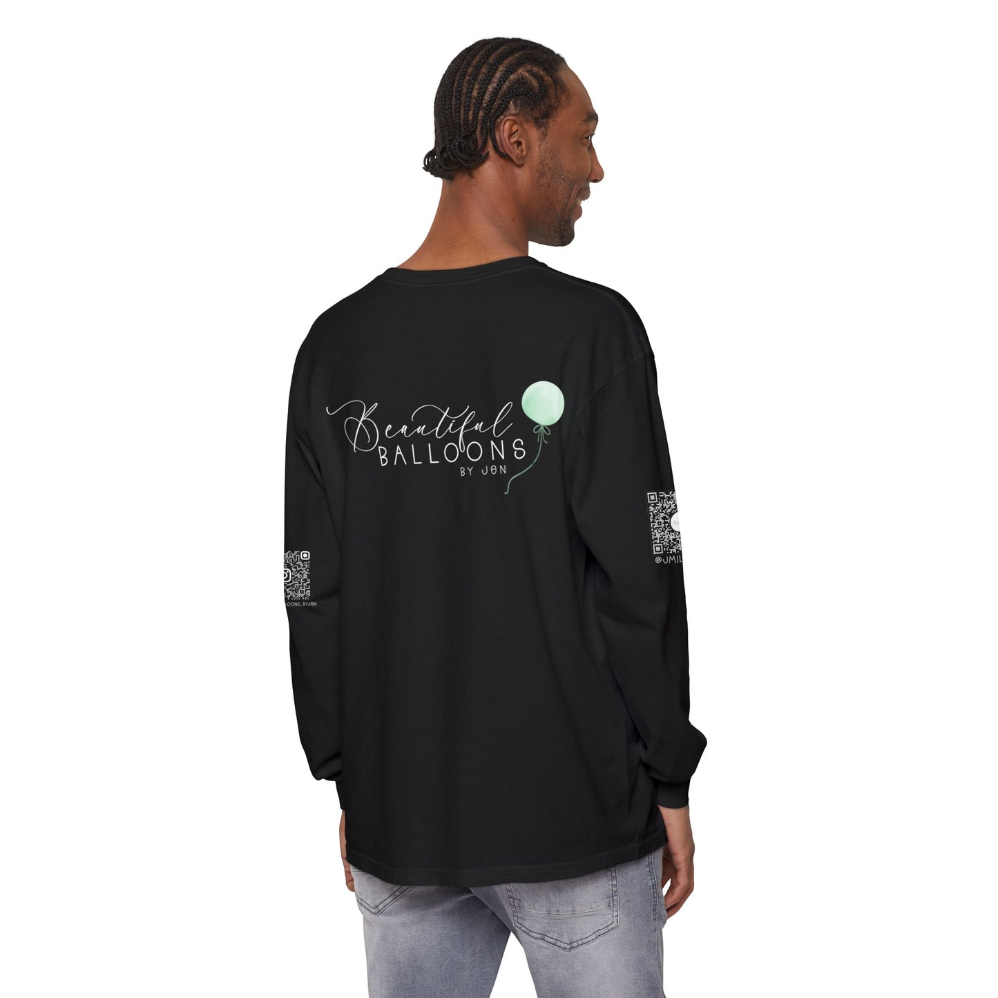 Beautiful Balloons by Jen- Long Sleeve Tee- Personalized