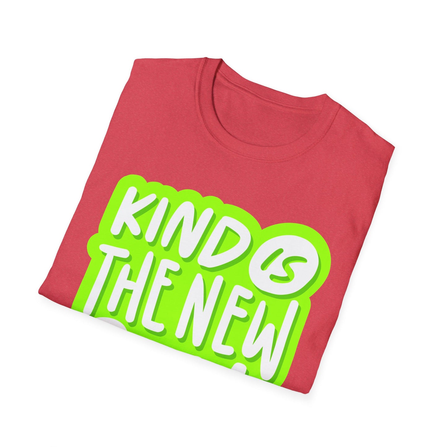 Kind is the New Cool Kindness T-Shirt, Unisex Softstyle Tee