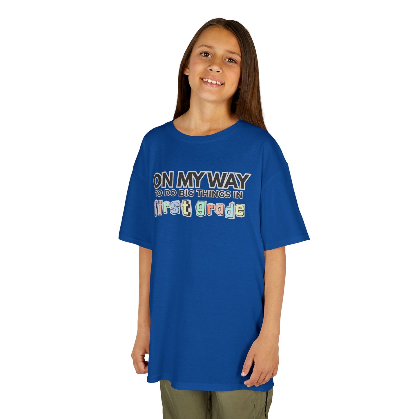 Big Things in 1st Grade- Kids Back to School Shirt