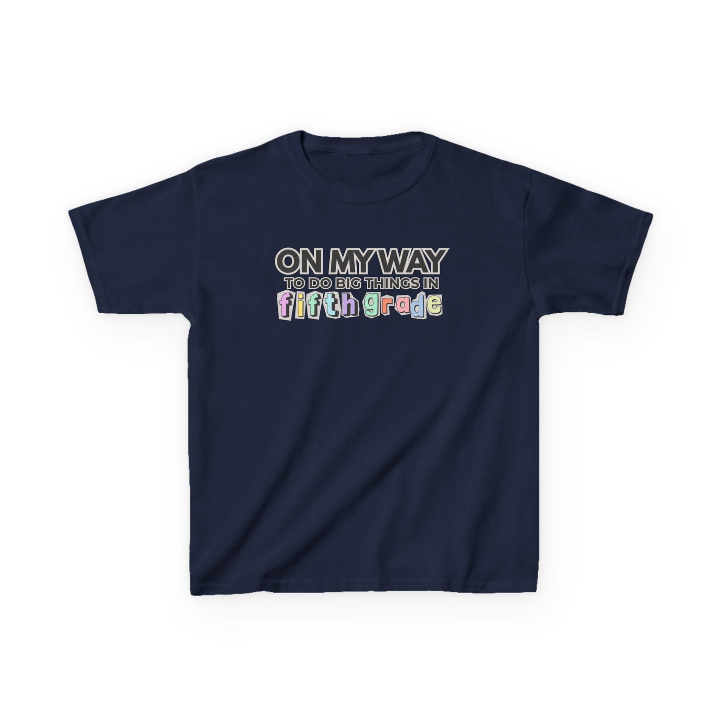 Big Things in 5th Grade- Kids Back to School Shirt