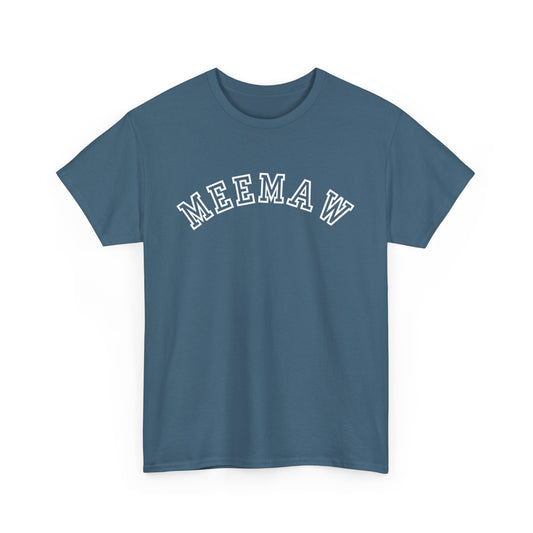 Meemaw- Unisex Heavy Cotton Tee - Comfortable Everyday Wear- Motherhood