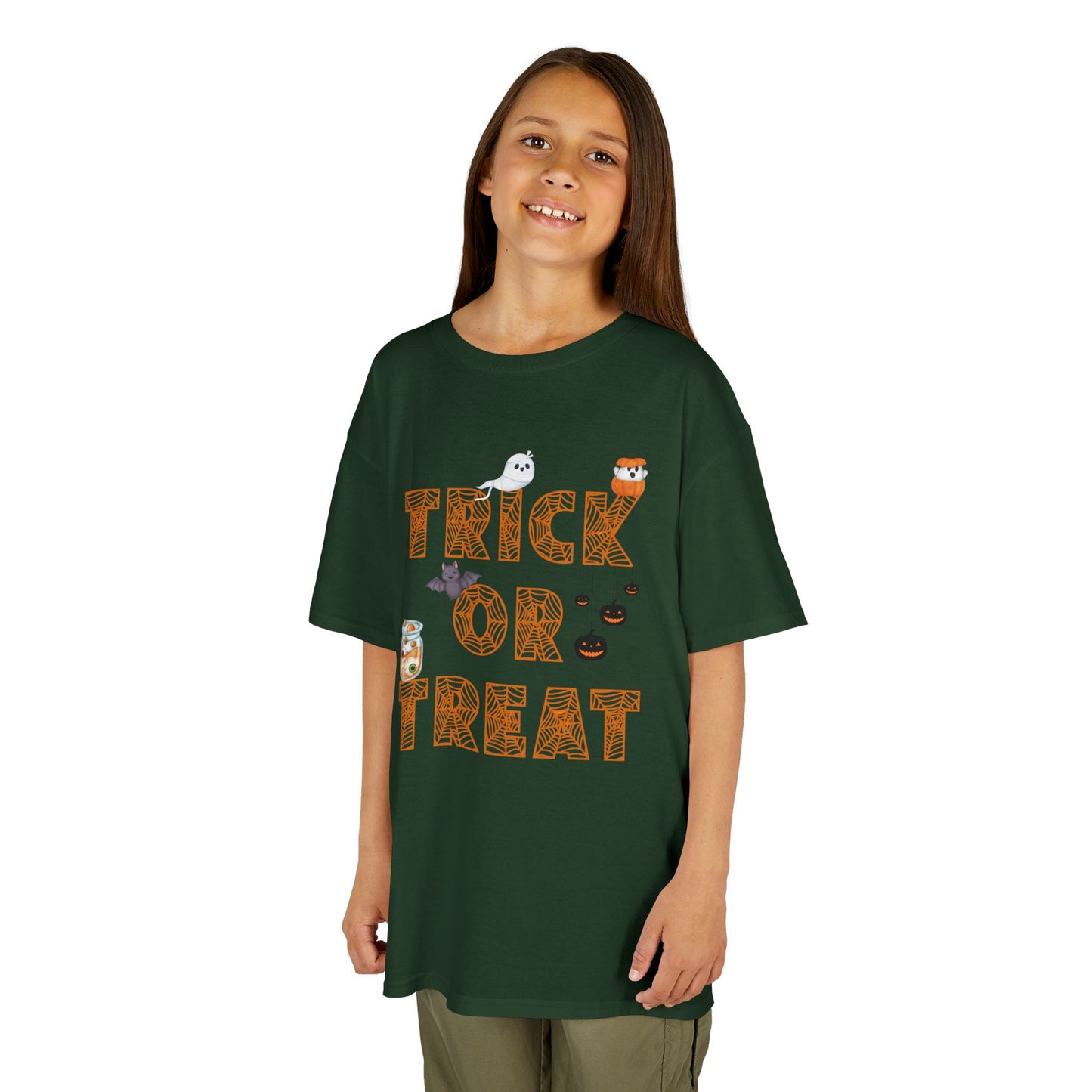 Trick or Treat Kids Tee, Halloween Shirt for Kids