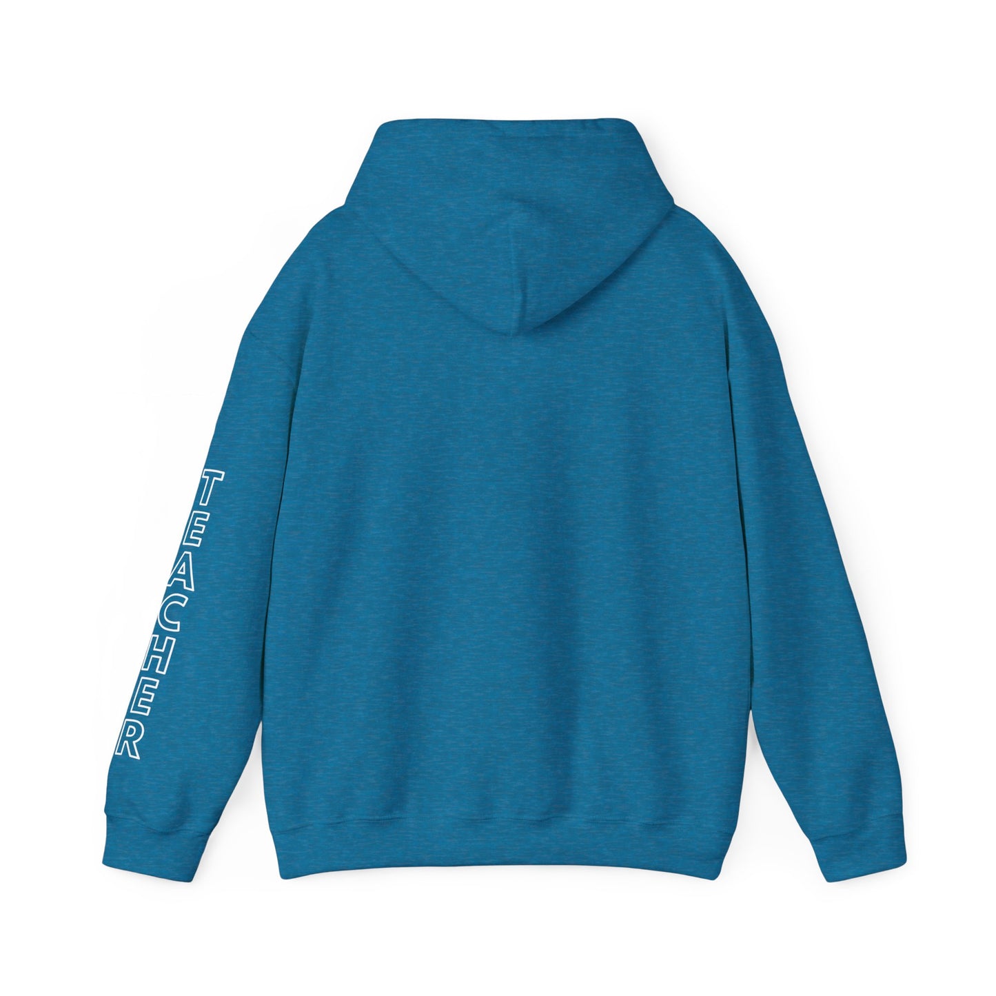 Woodhull Teacher Simple Design Hoodie w/ Teacher on Sleeve - Cozy Unisex Sweatshirt