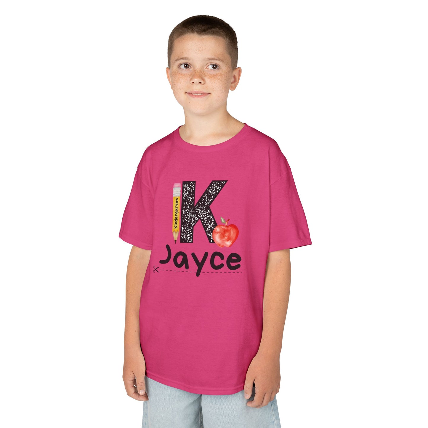 Jayce- Kindergarten- Personalized Kids Tee - Back to School
