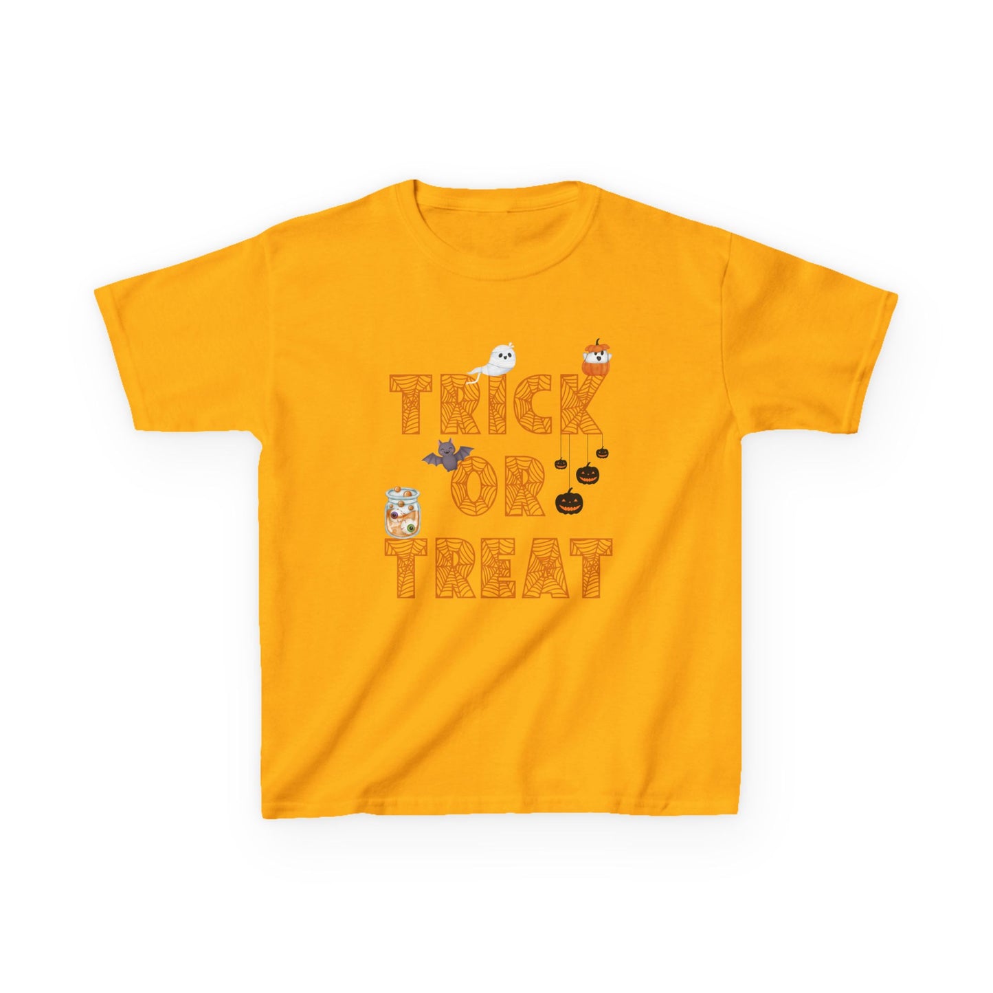 Trick or Treat Kids Tee, Halloween Shirt for Kids