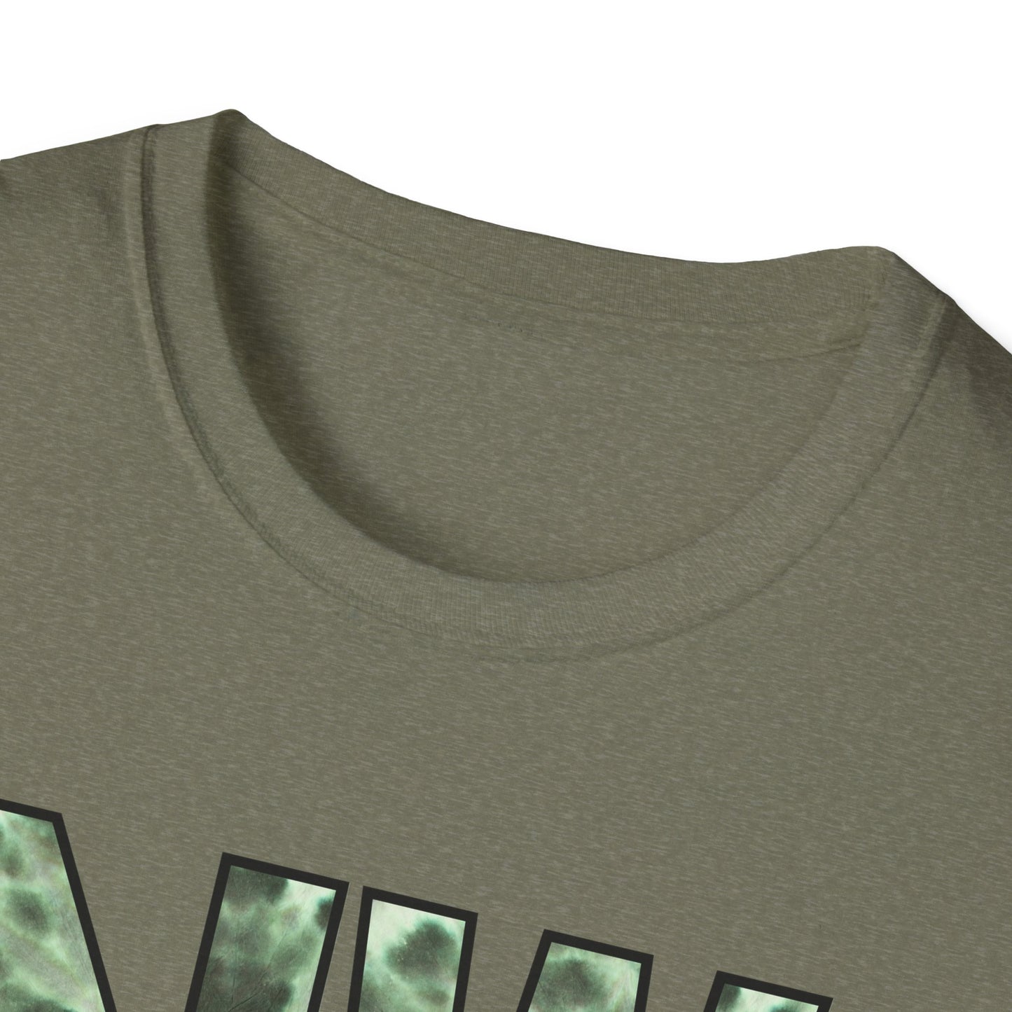 Tie Dye Woodhull Stylish Unisex Softstyle T-Shirt with Woodhull Elementary Design